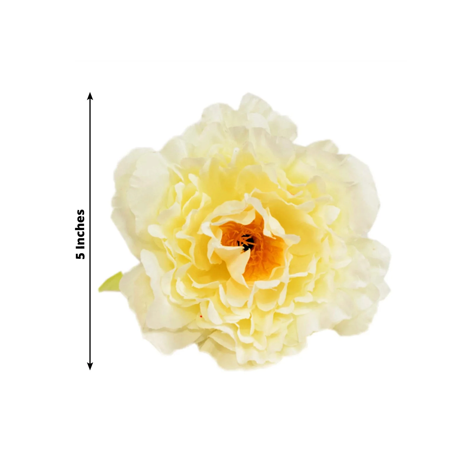 4-Pack Napkin Rings with Silk Peony Flower – Ivory Floral Napkin Holders for Dinner Table Settings & Décor - Image 2