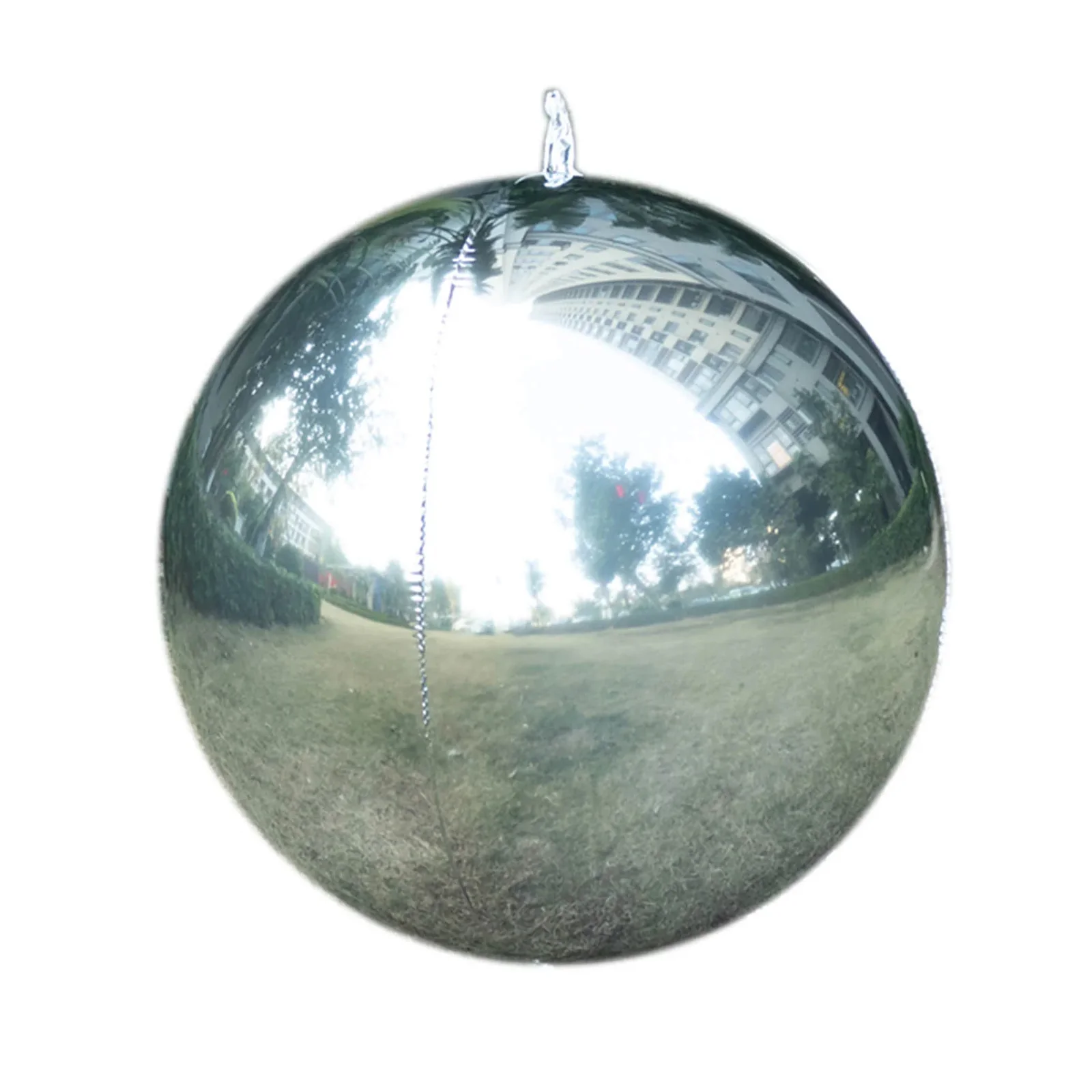 4-Pack Orbz Mylar Foil Balloons, 39" Metallic Silver Large Round Sphere Helium or Air-Filled Party Decorations - Image 6