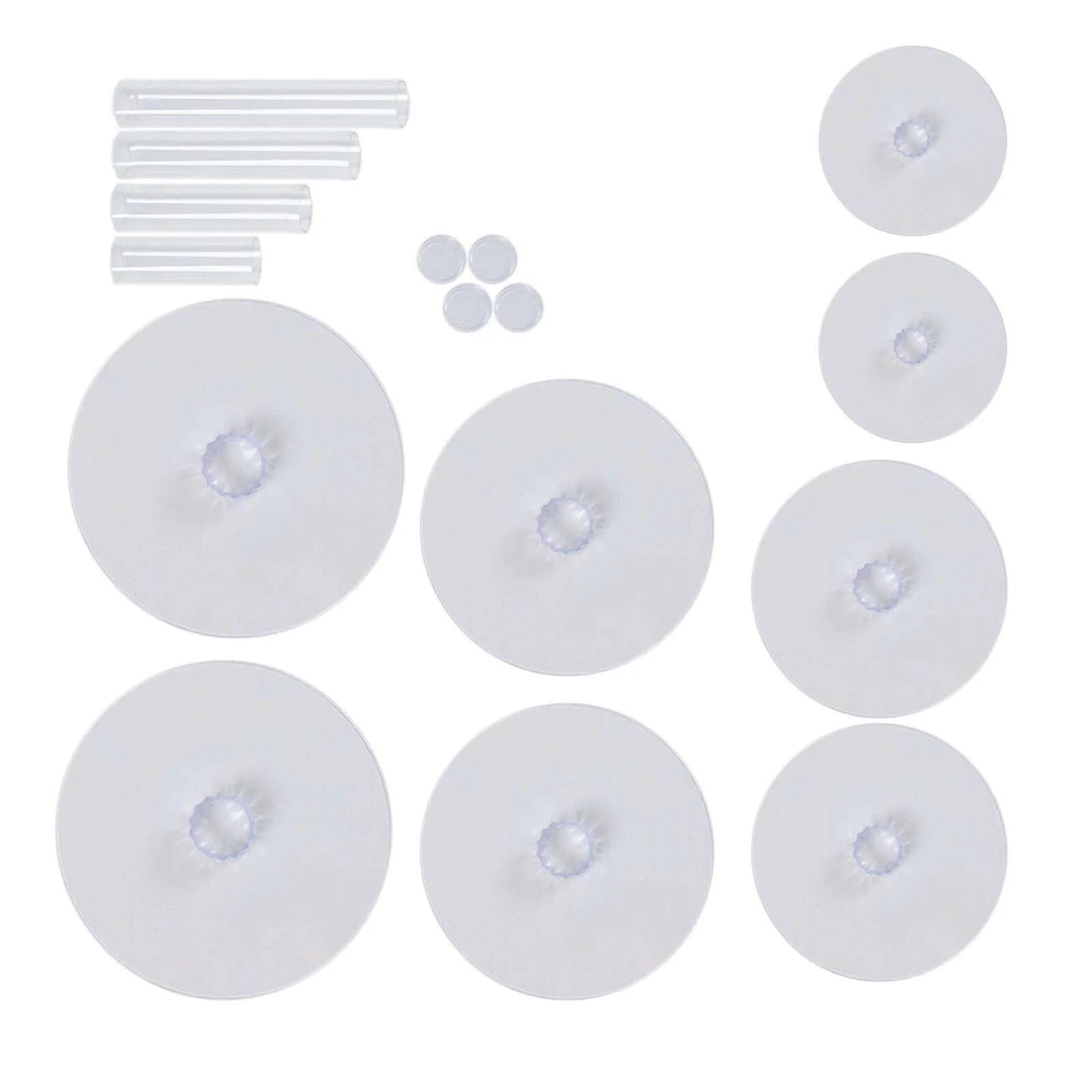 4-Tier Acrylic XL Cake Stand Set Assorted Sizes Clear - Sleek Reusable Cupcake Holder Dessert Pedestal Centerpiece Risers for Special Events & Catering Displays - Image 8
