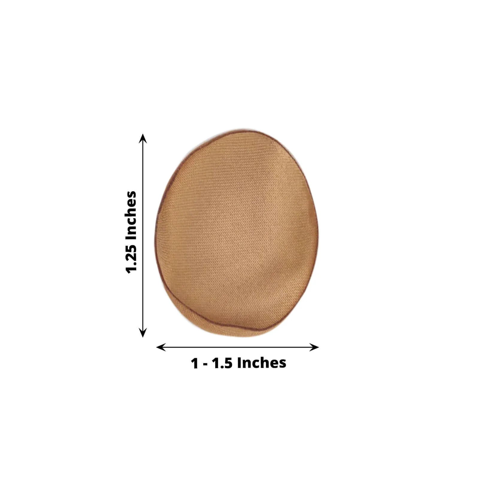 400-Pack Silk Rose Petals Confetti 2" Round Gold Matte - Life-Like Flower Petals for Table Decor - Image 3