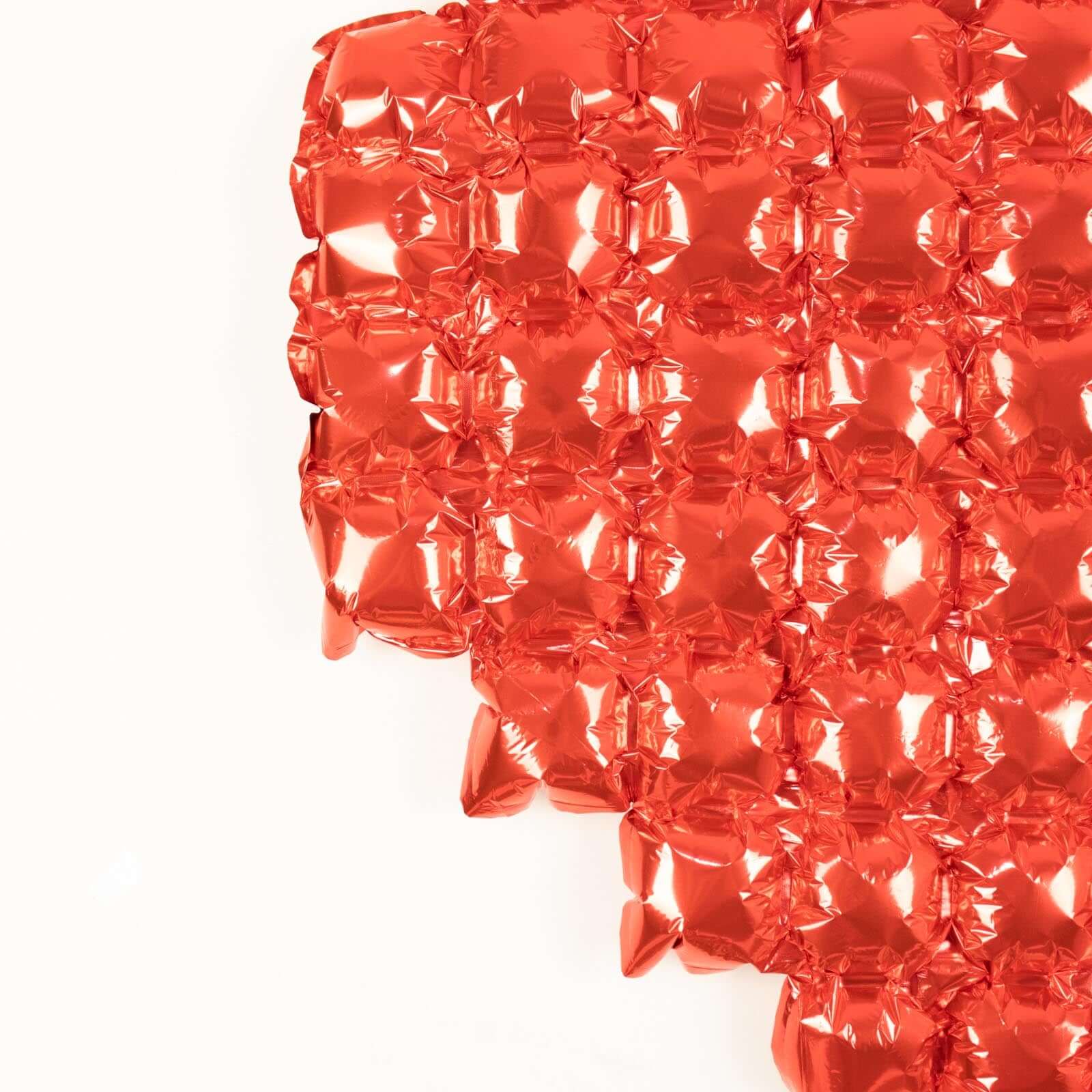Metallic Red Extra Large Heart Mylar Foil Balloon, Photo Backdrop Balloon Quilt 41"x36" - Image 12