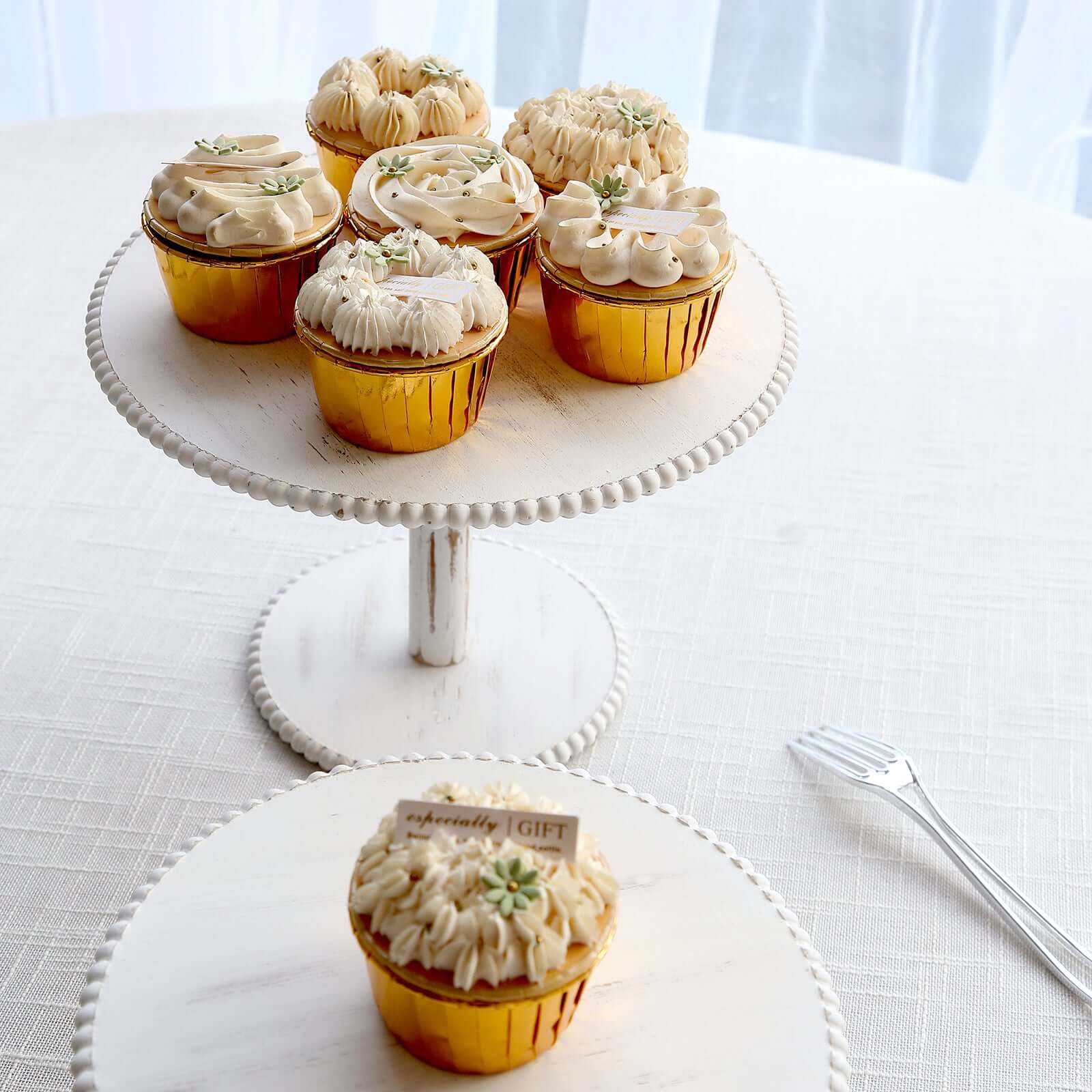 48-Pack Cupcake Liners 3oz Metallic Gold - Sturdy & Heat Resistant Disposable Dessert Baking Muffin Cake Ramekin Cups - Image 6