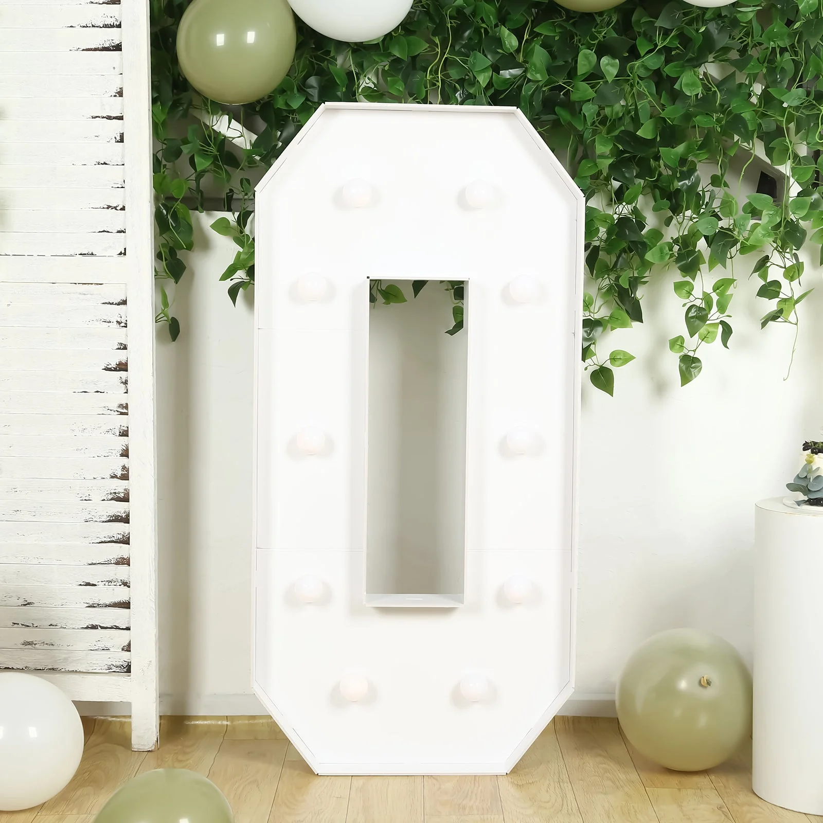 4ft Giant LED Marquee Letter "O", White Pre-Cut Foam Board with 10 Warm White Battery Operated LEDs, Glue Gun and Sticks - Image 8