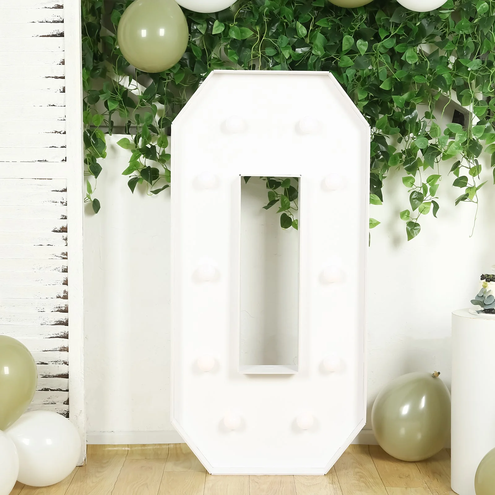 4ft Giant LED Marquee Number "0", White Pre-Cut Foam Board with 10 Warm White Battery Operated LEDs, Glue Gun and Sticks - Image 7