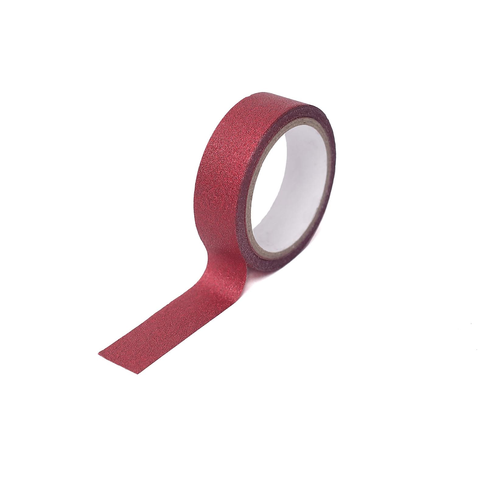 5 Pack Burgundy Washi DIY Craft Glitter Tape 0.5"x5 Yards - Image 6