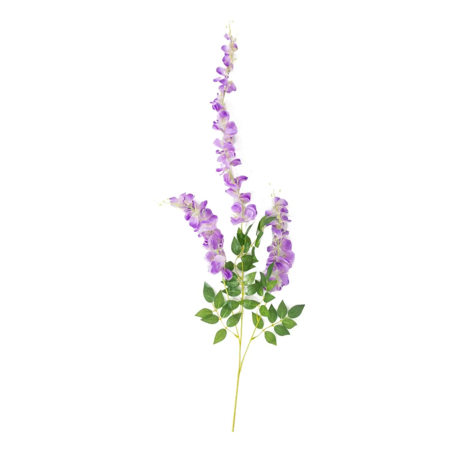 5 Pack Artificial Silk Hanging Wisteria Flower Garland Vines in Purple, 3 Strands in 1 Bush - 44" - Image 7