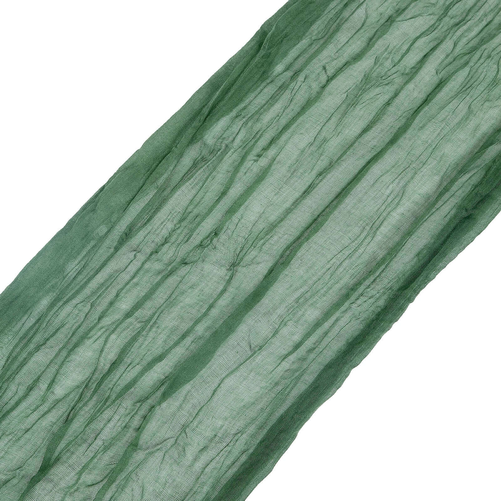 5 Pack Cheesecloth Gauze Chair Sashes 16"x88" Olive Green - Boho Decorative Accent - Image 8