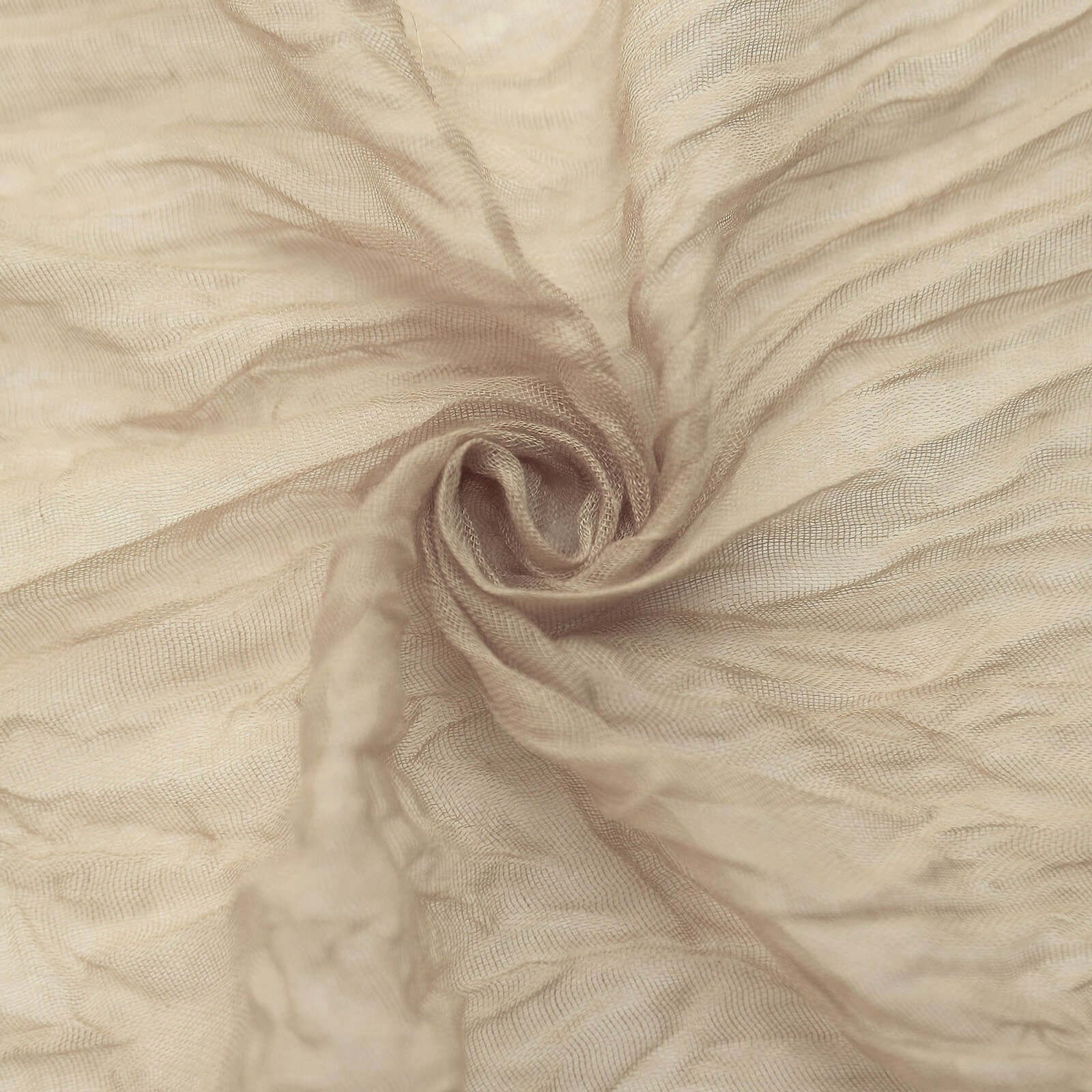 5 Pack Gauze Cheesecloth Napkins 24"x19" Beige - Reusable Boho Dinner Napkins - Image 8