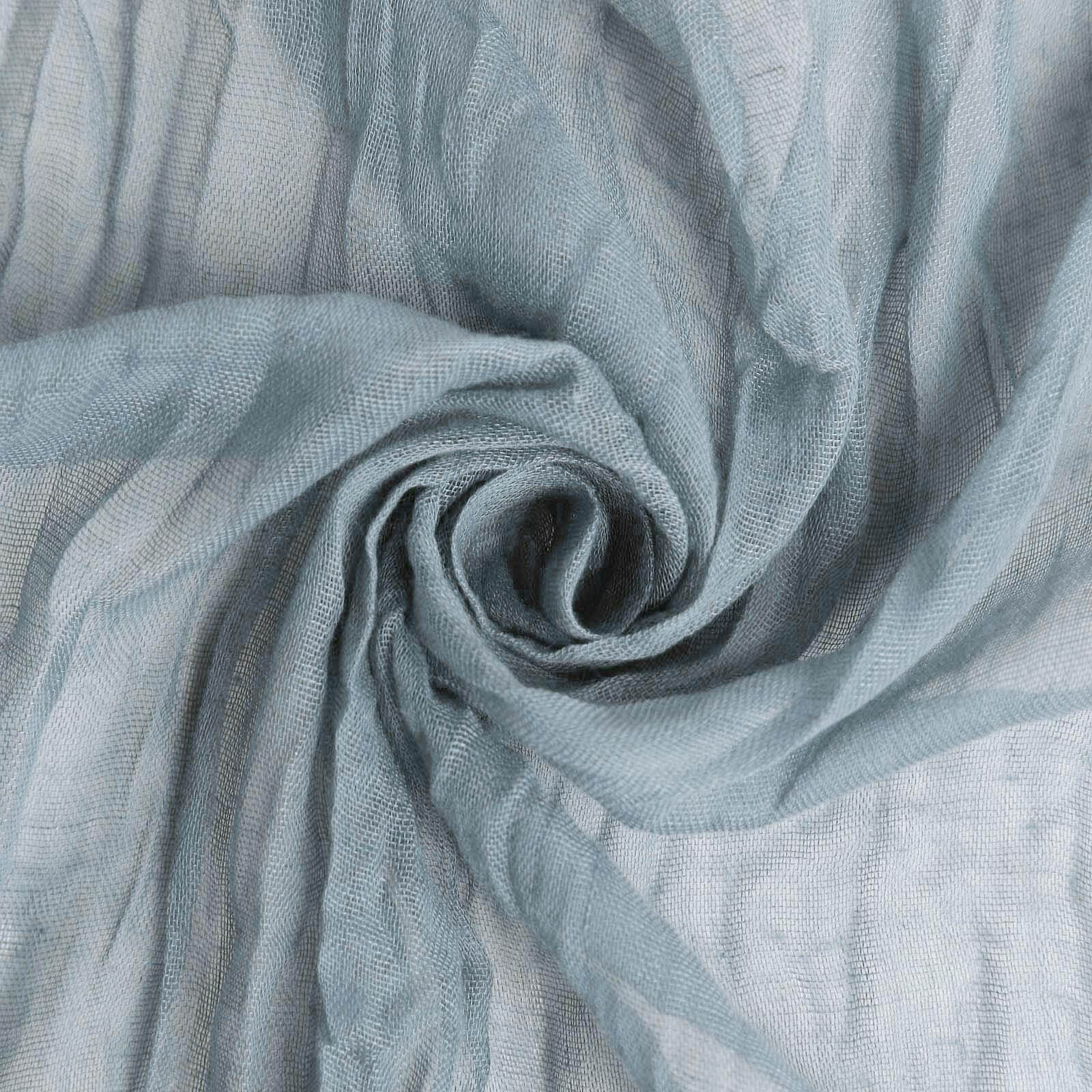 5 Pack Gauze Cheesecloth Napkins 24"x19" Dusty Blue - Reusable Boho Dinner Napkins - Image 6