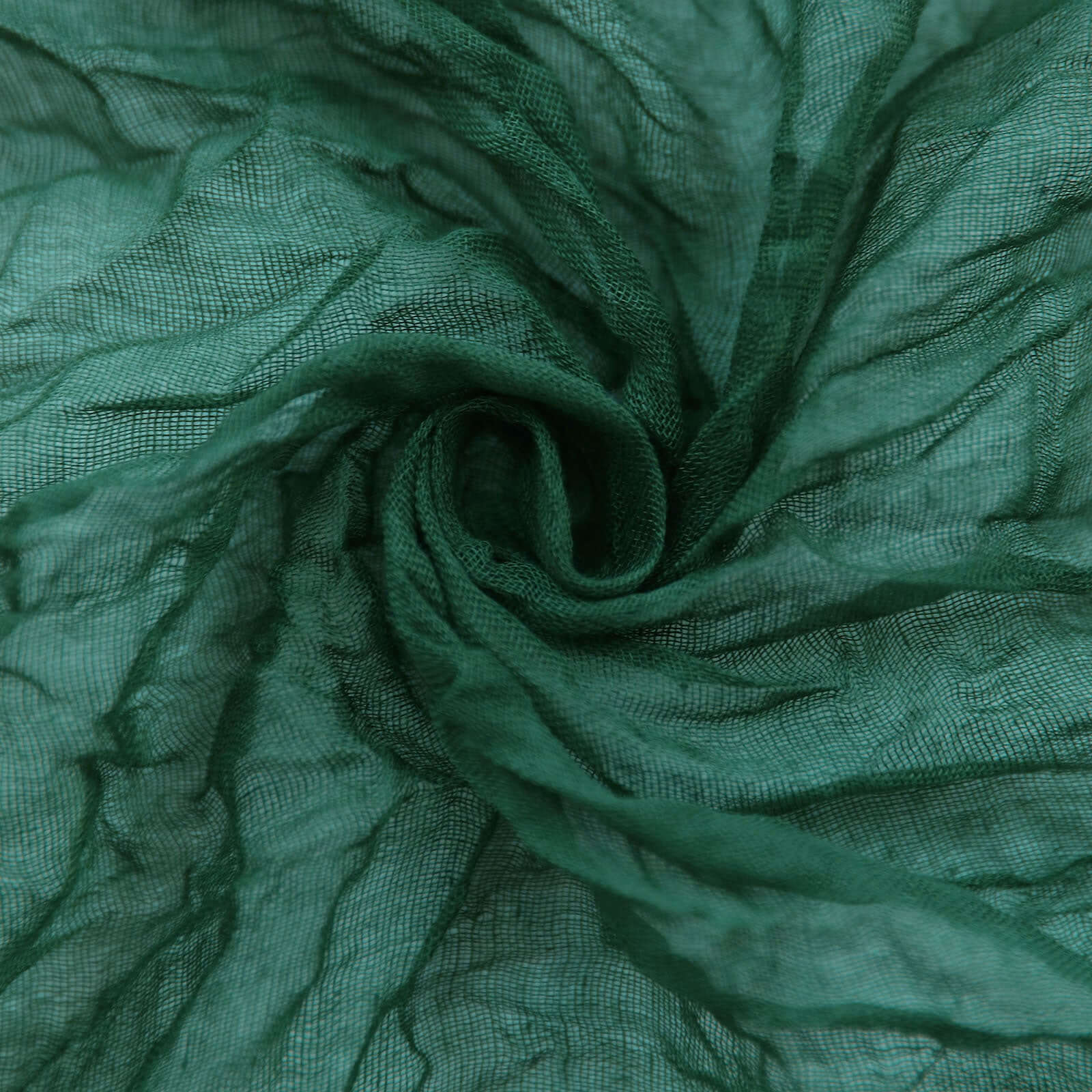 5 Pack Gauze Cheesecloth Napkins 24"x19" Hunter Emerald Green - Reusable Boho Dinner Napkins - Image 8