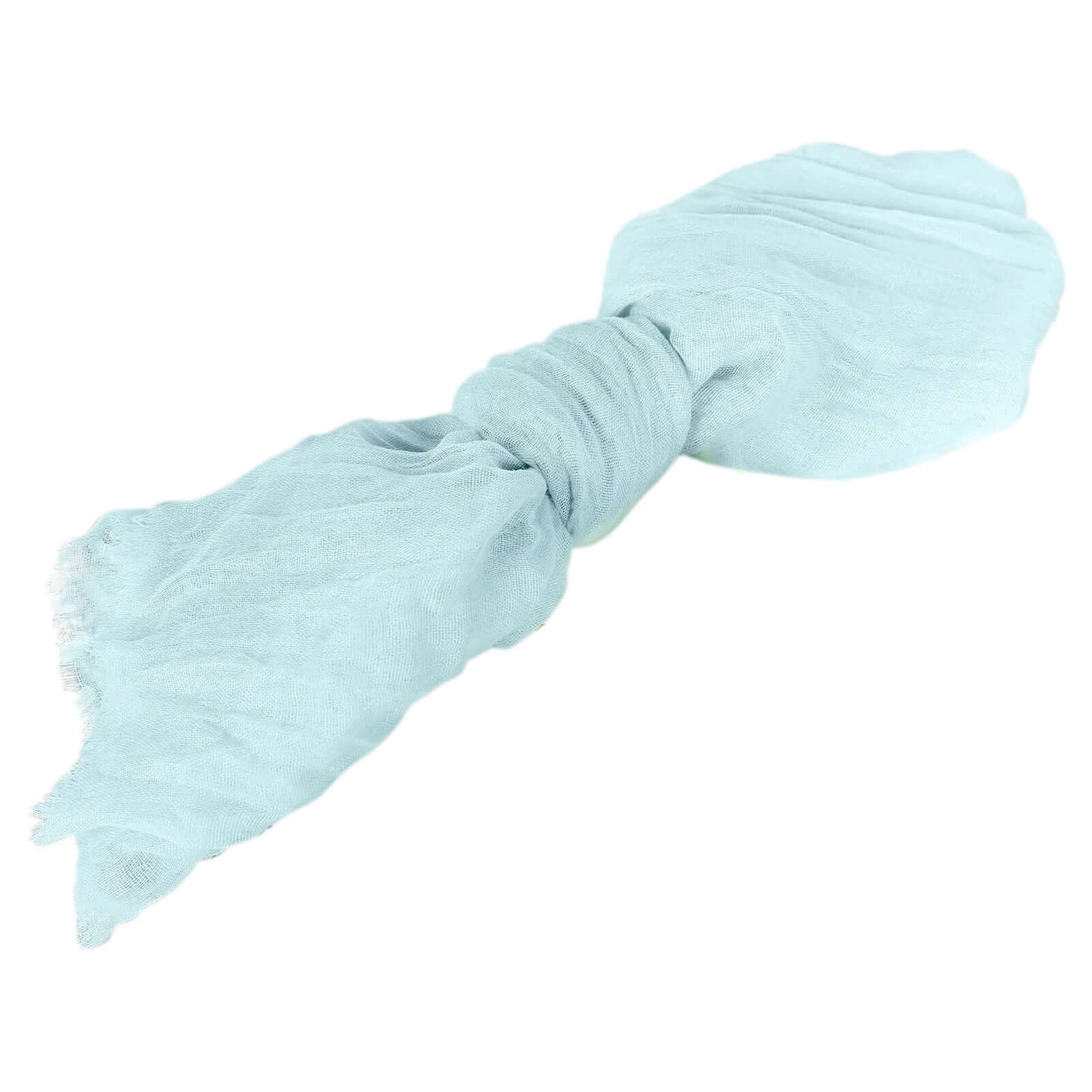 5 Pack Gauze Cheesecloth Napkins 24"x19" Light Blue - Reusable Boho Dinner Napkins - Image 6