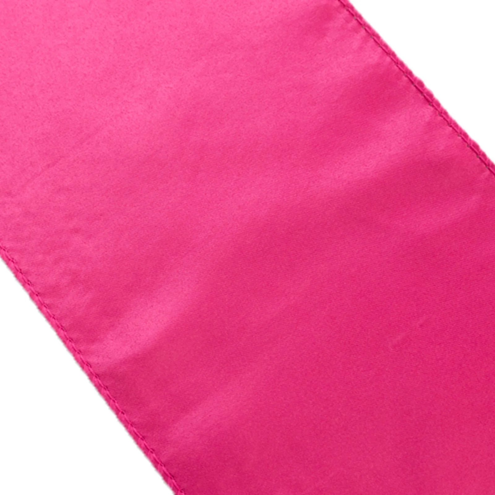 5 Pack Lamour Satin Chair Sashes 6"x106" Fuchsia - Reusable Decorative Bows - Image 7
