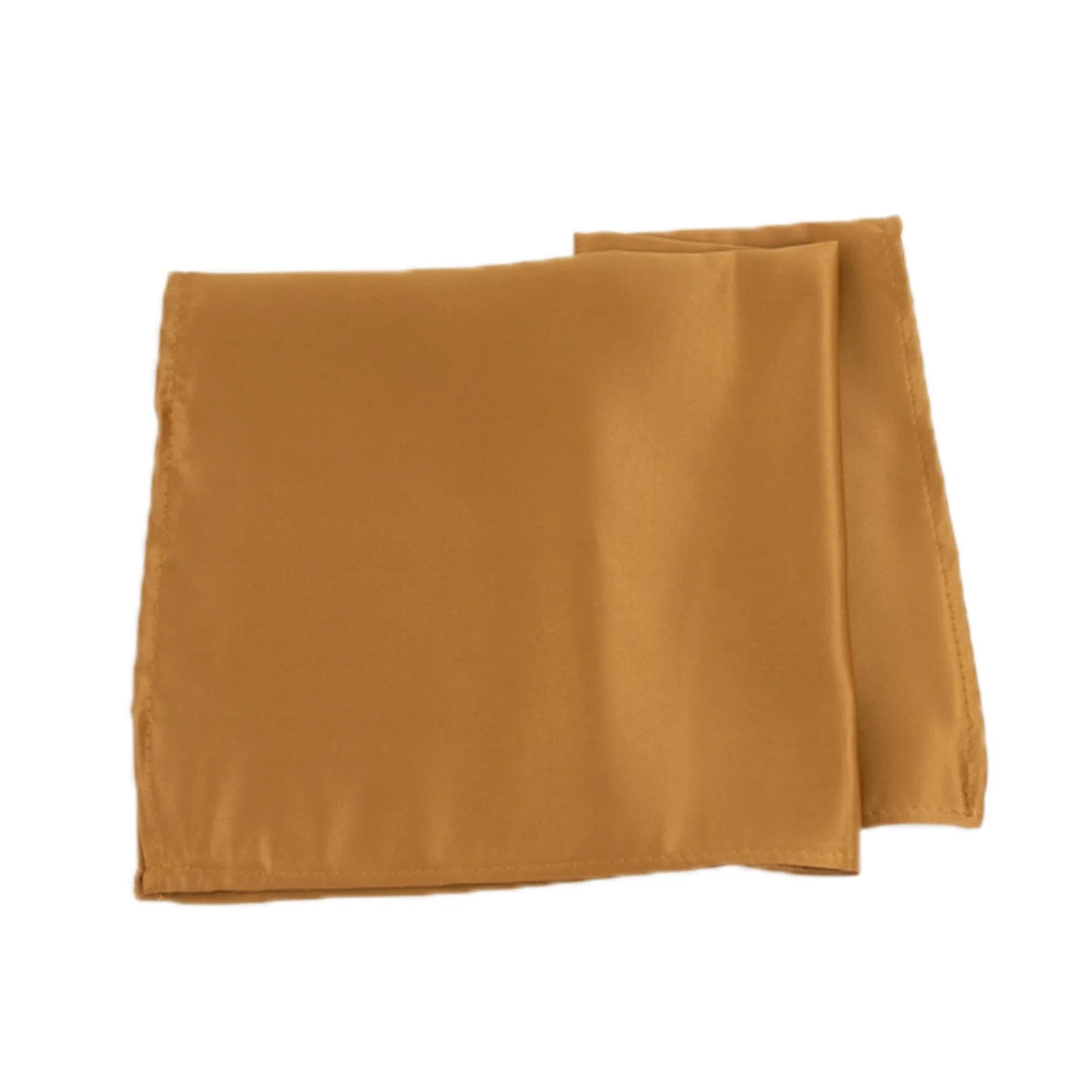 5 Pack Lamour Satin Napkins 20"x20" Gold - Luxe Soft Matte Textured Cloth Napkins for Weddings, Parties & Formal Events - Image 3