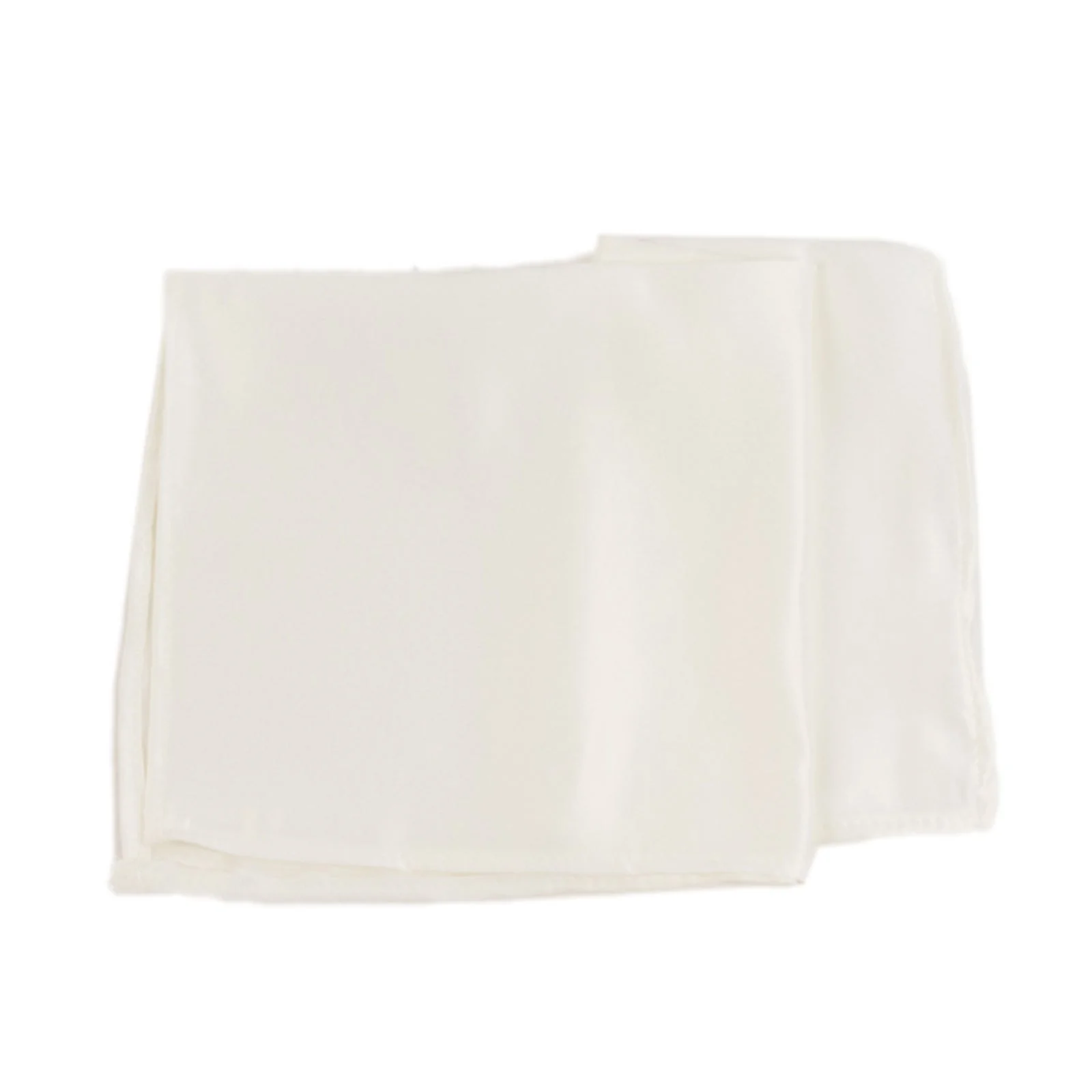 5 Pack Lamour Satin Napkins 20"x20" Ivory - Soft Matte Textured Dinner Napkins - Image 3