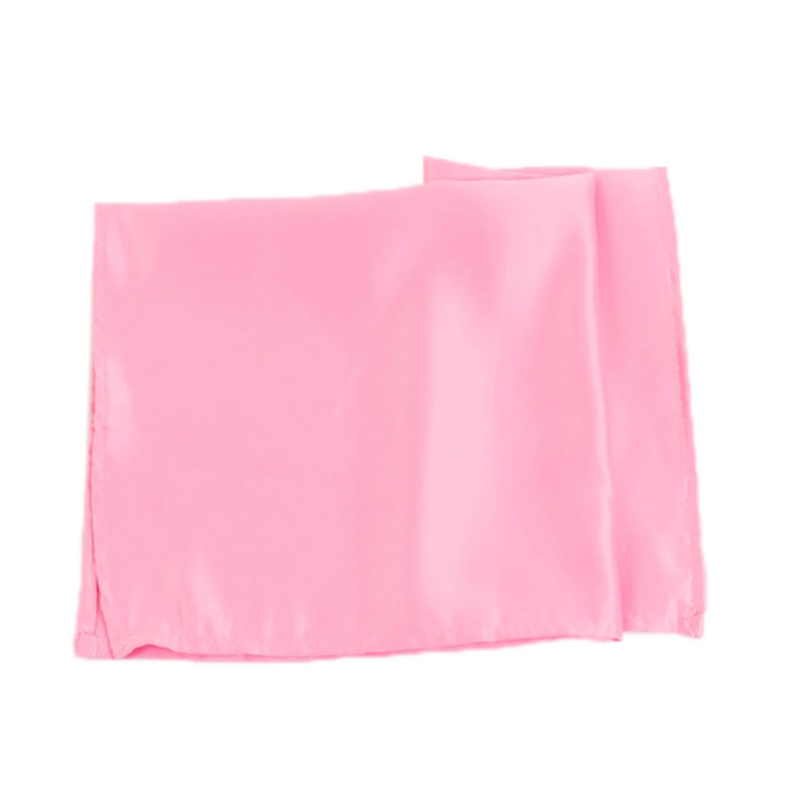 5 Pack Lamour Satin Napkins 20"x20" Pink - Soft Matte Textured Dinner Napkins - Image 3