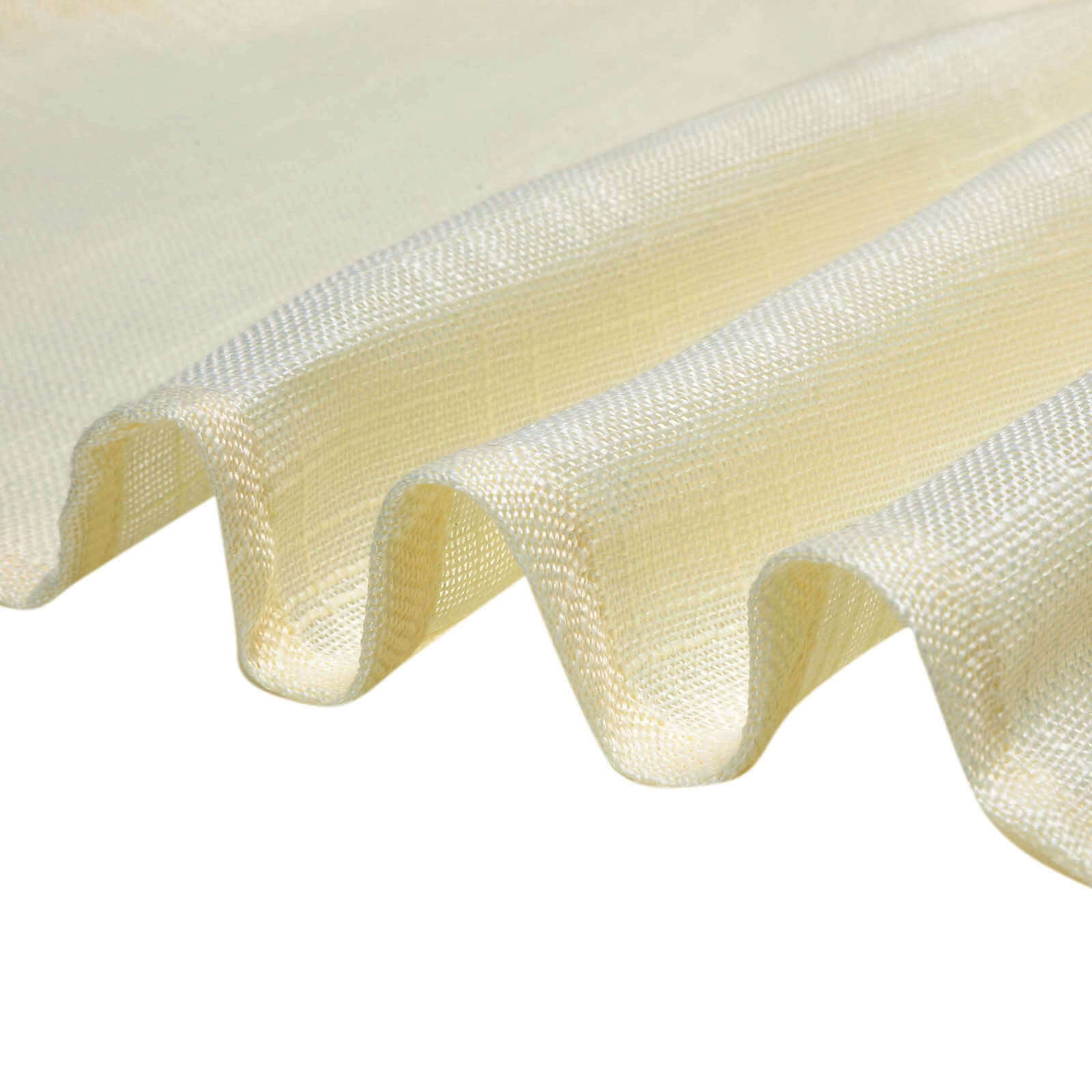 5 Pack Linen Chair Sashes 6"x108" Ivory Slubby Textured - Wrinkle-Resistant Design for Events - Image 14