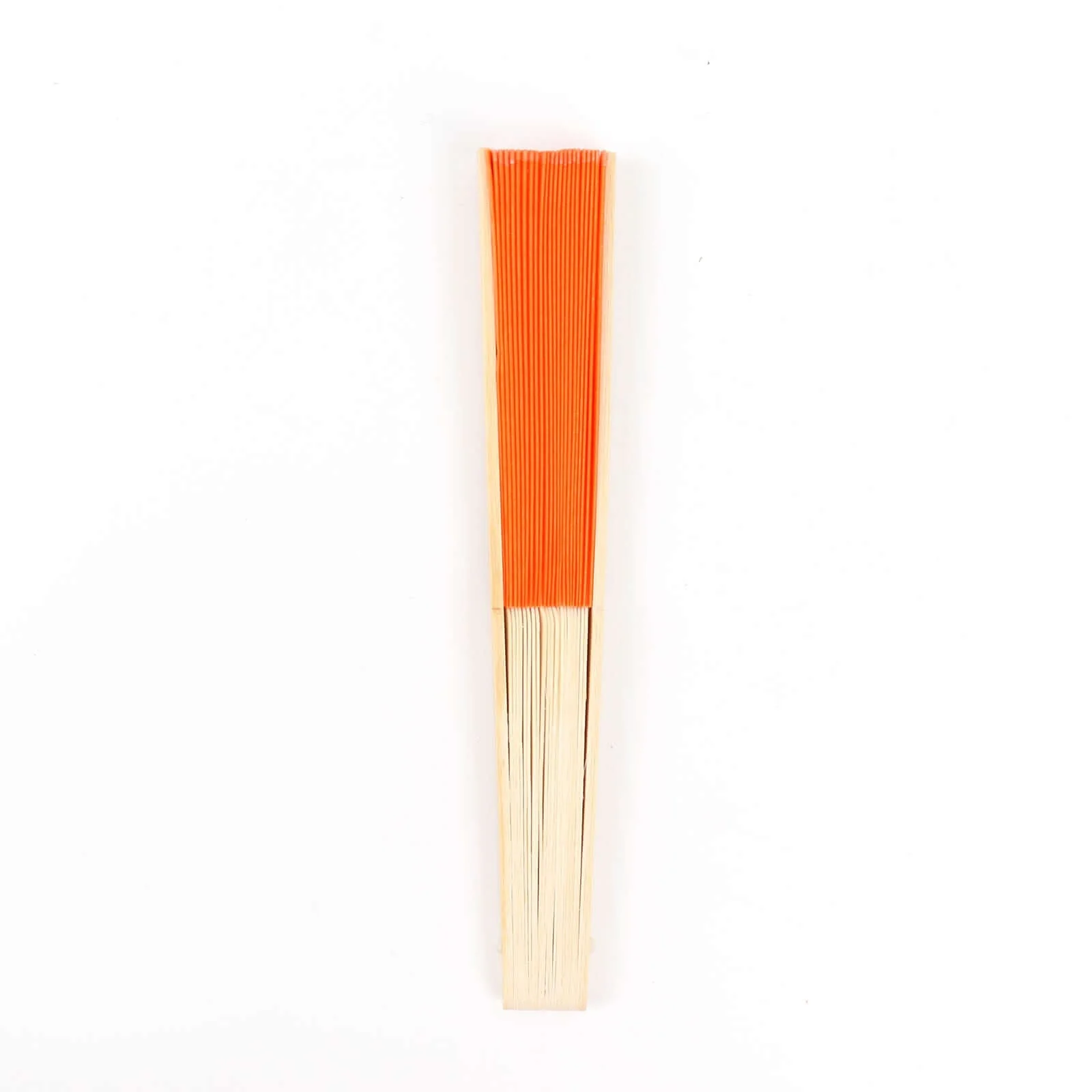 5 Pack Orange Asian Silk Folding Fans Party Favors, Oriental Folding Fan Favors - Image 7