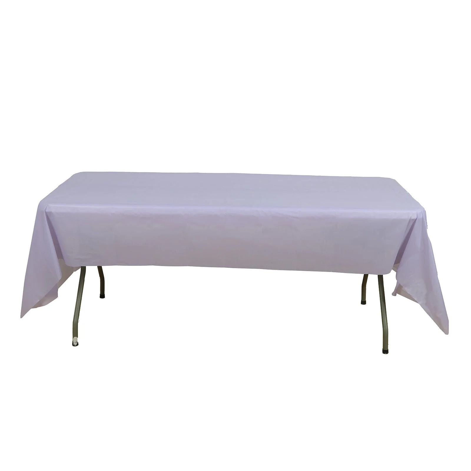 5-Pack Plastic Table Covers 54"x108" Lavender Lilac Rectangle - PVC Waterproof Disposable Tablecloths - Image 6