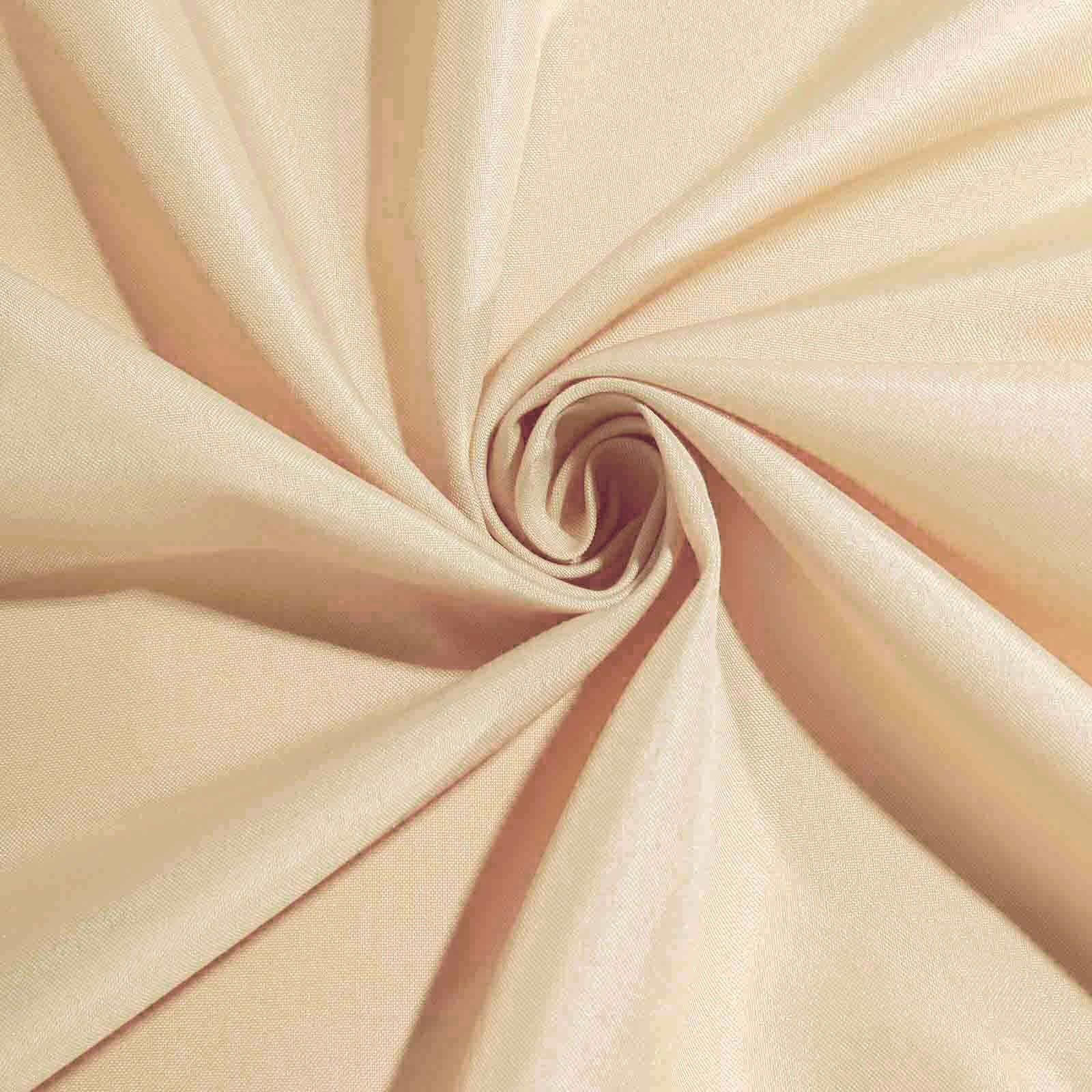 5 Pack Polyester Chair Sashes 6"x108" Champagne - Image 3
