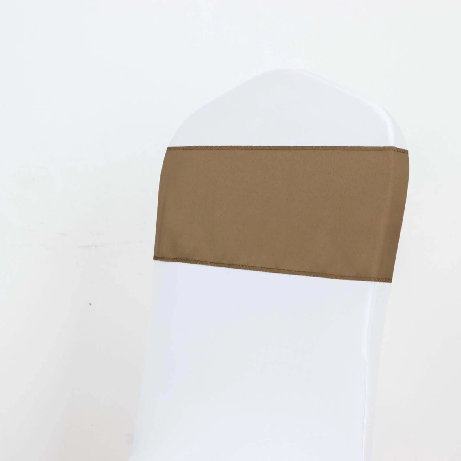 5 Pack Polyester Chair Sashes 6"x108" Taupe - Image 12