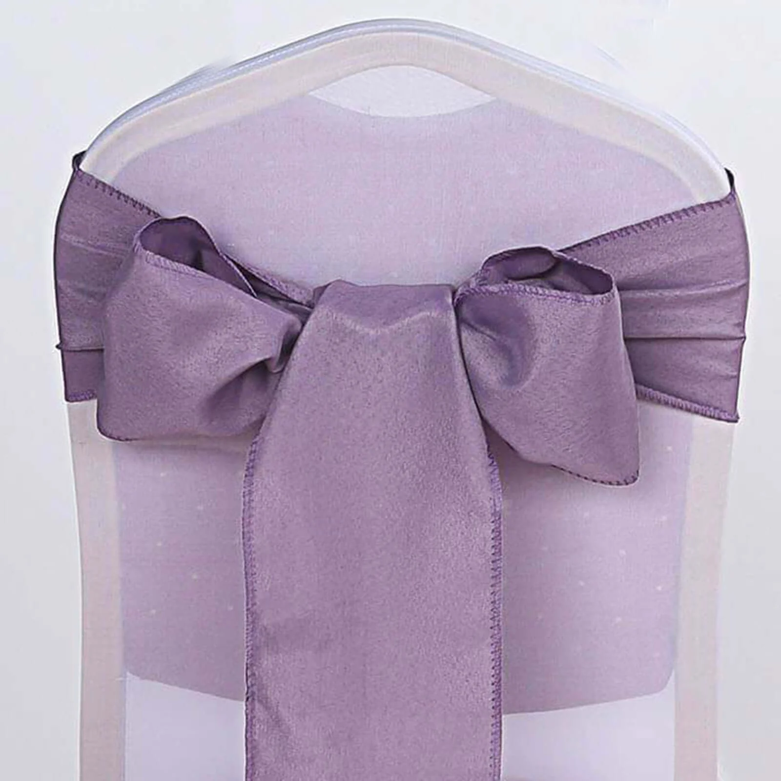 5 Pack Polyester Chair Sashes 6"x108" Violet Amethyst - Image 6