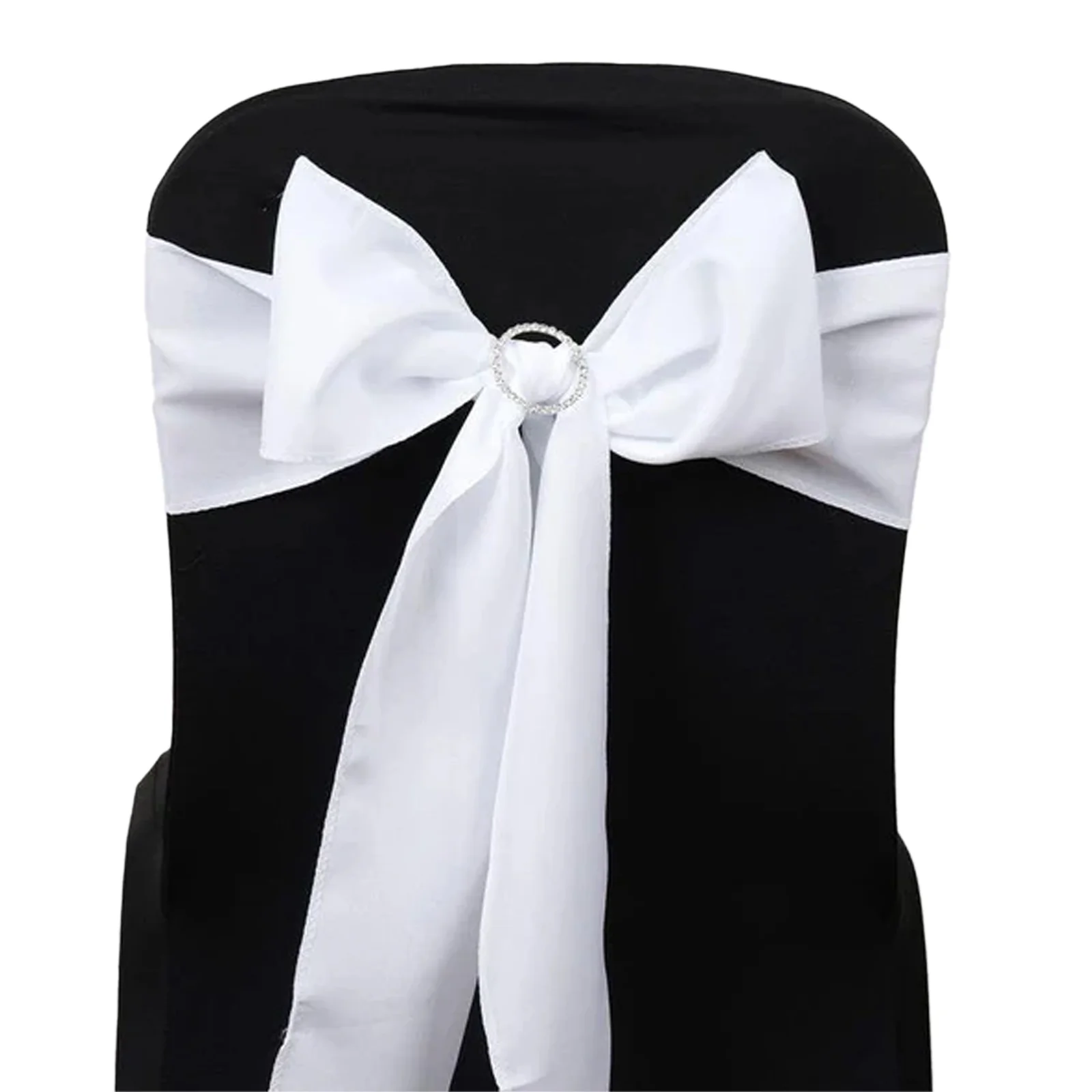 5 Pack Polyester Chair Sashes 6"x108" White - Versatile & Chic Chair Accessories - Image 6