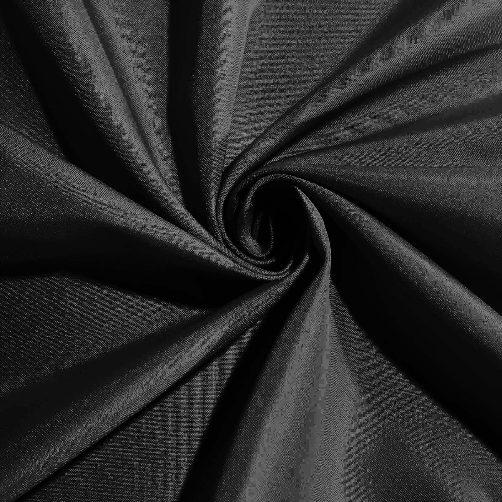 5 Pack Premium Polyester Napkins 17"x17" Black - Wrinkle Resistant Easy Care Cloth Napkins for Wedding & Events - Image 7
