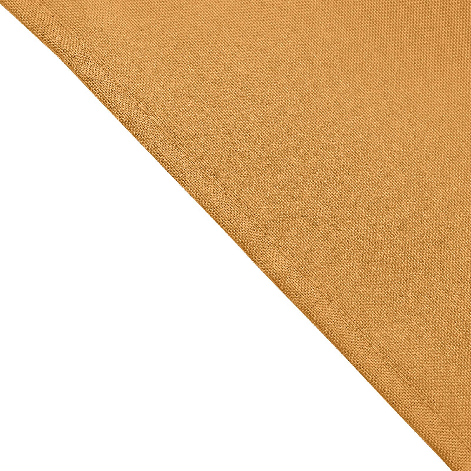 5 Pack Premium Polyester Napkins 17"x17" Gold - Wrinkle Resistant Easy Care Cloth Napkins for Wedding & Events - Image 3