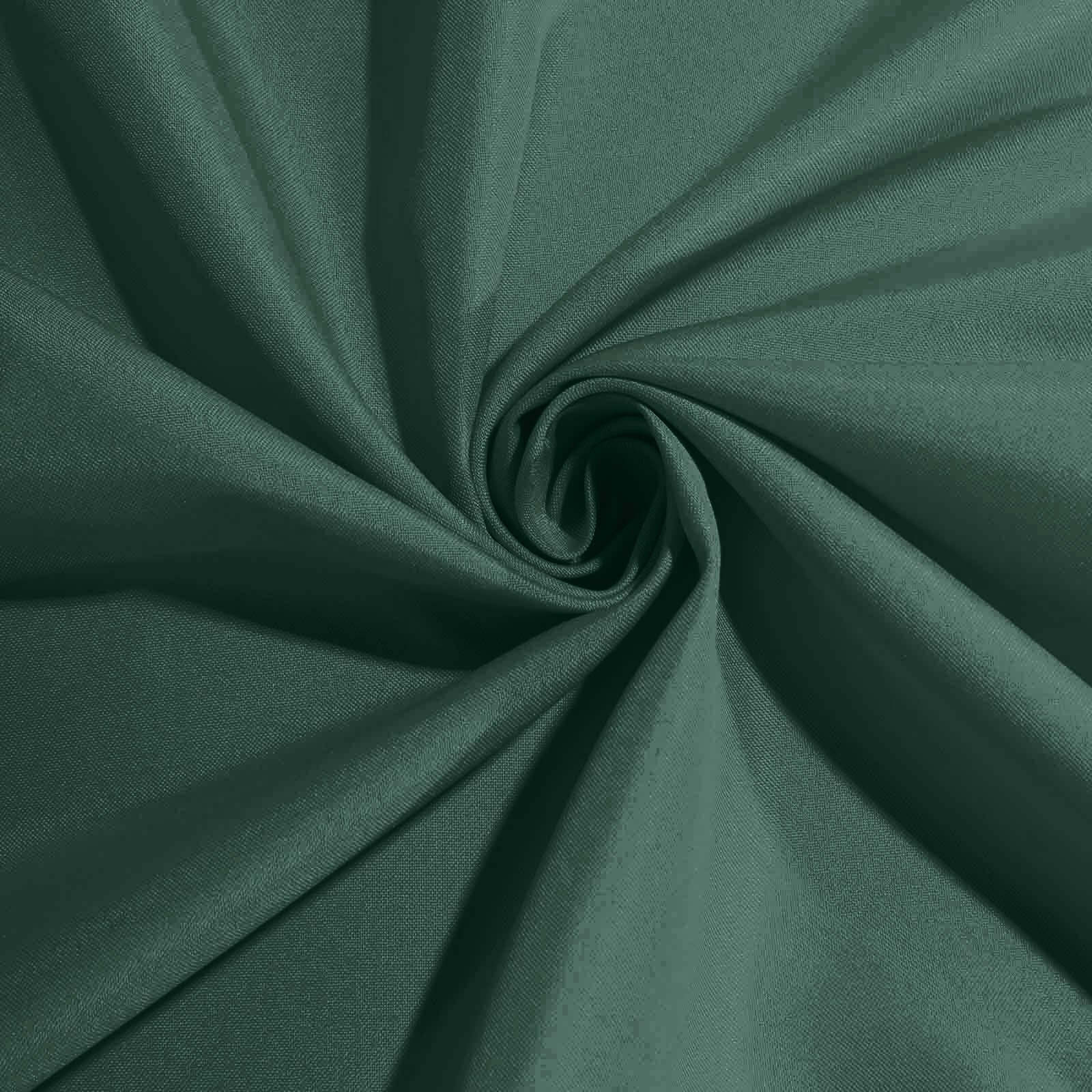 5 Pack Premium Polyester Napkins 17"x17" Hunter Emerald Green - Wrinkle Resistant & Easy Care Cloth Napkins - Image 6