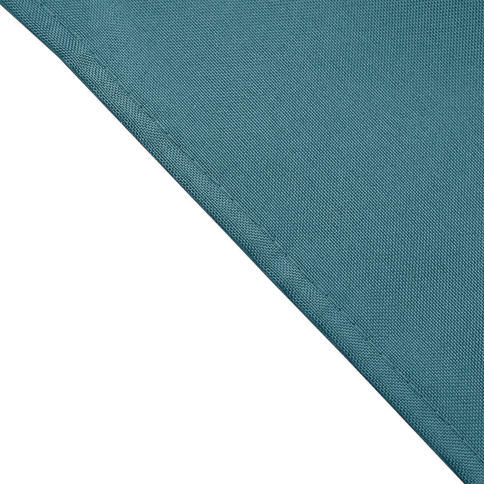 5 Pack Premium Polyester Napkins 17"x17" Peacock Teal - Wrinkle Resistant & Easy Care Cloth Napkins - Image 3