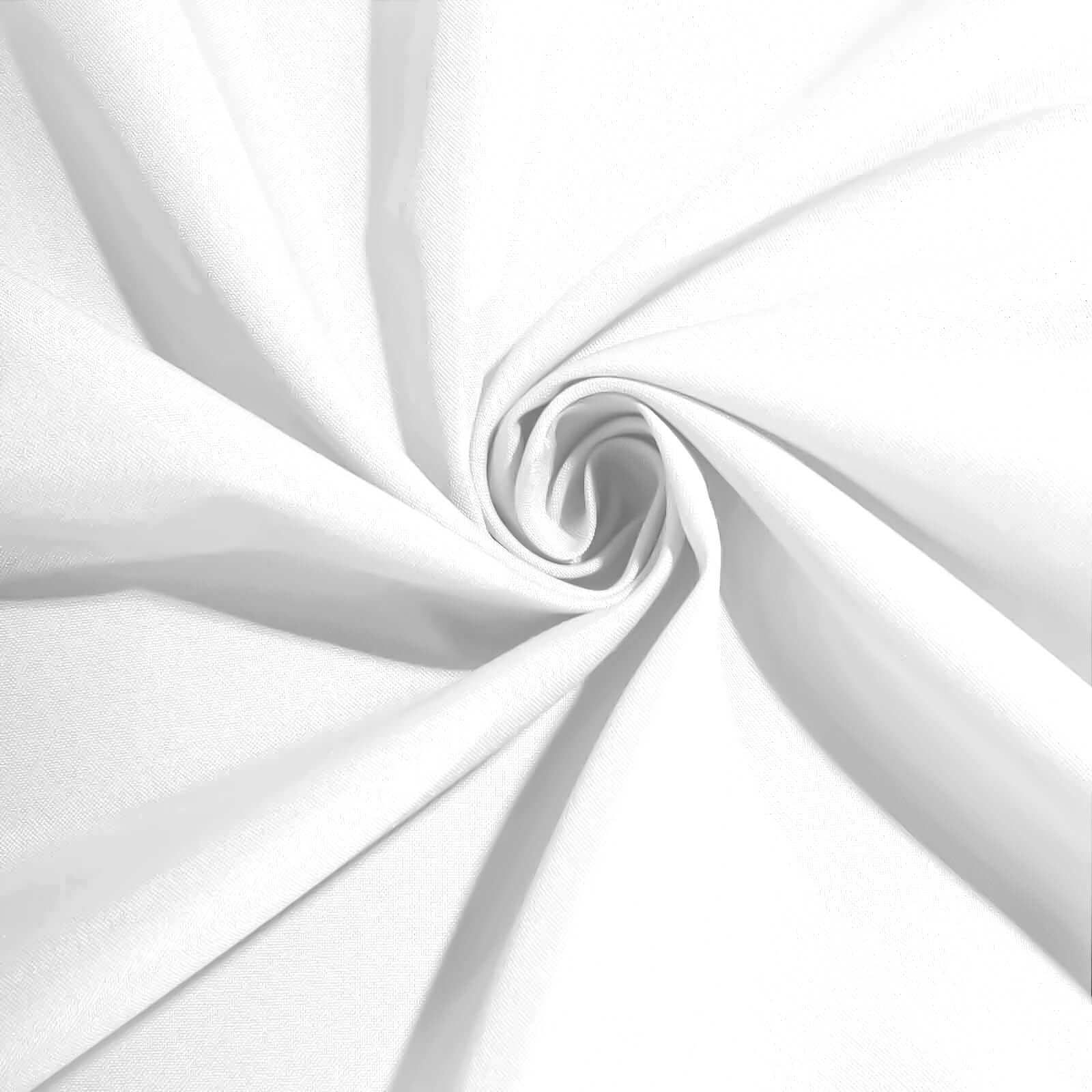 5 Pack Premium Polyester Napkins 20"x20" White - Durable Wrinkle Resistant Dinner Napkins for Classy Weddings & Events - Image 3