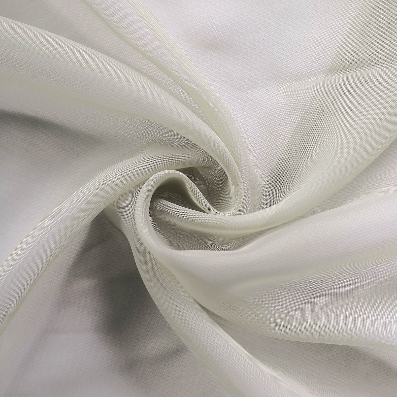 5 Pack Chiffon Chair Sashes 22"x78" Beige - Sheer Designer Chair Bows - Image 8