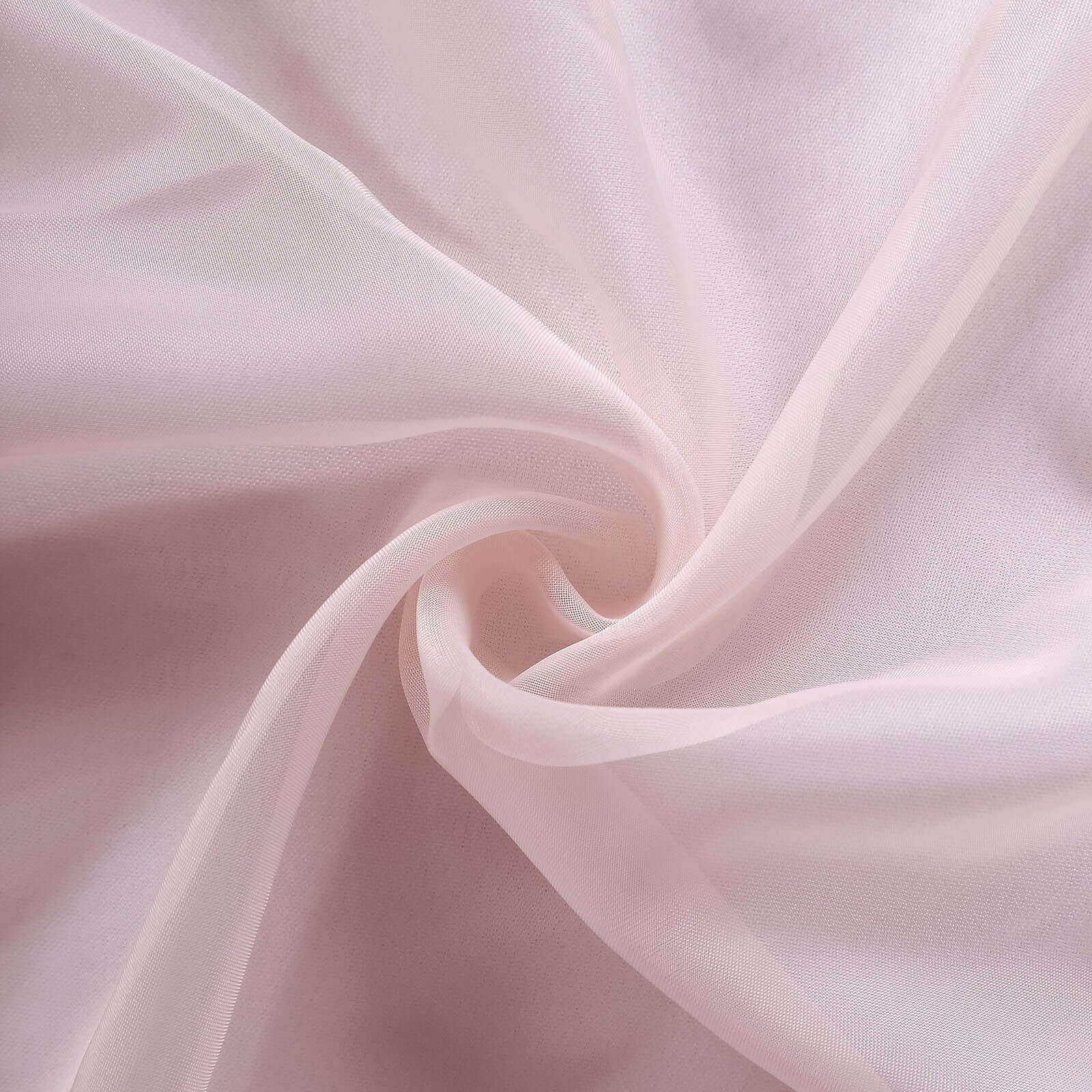 5 Pack Chiffon Chair Sashes 22"x78" Blush - Sheer Designer Chair Bows - Image 8