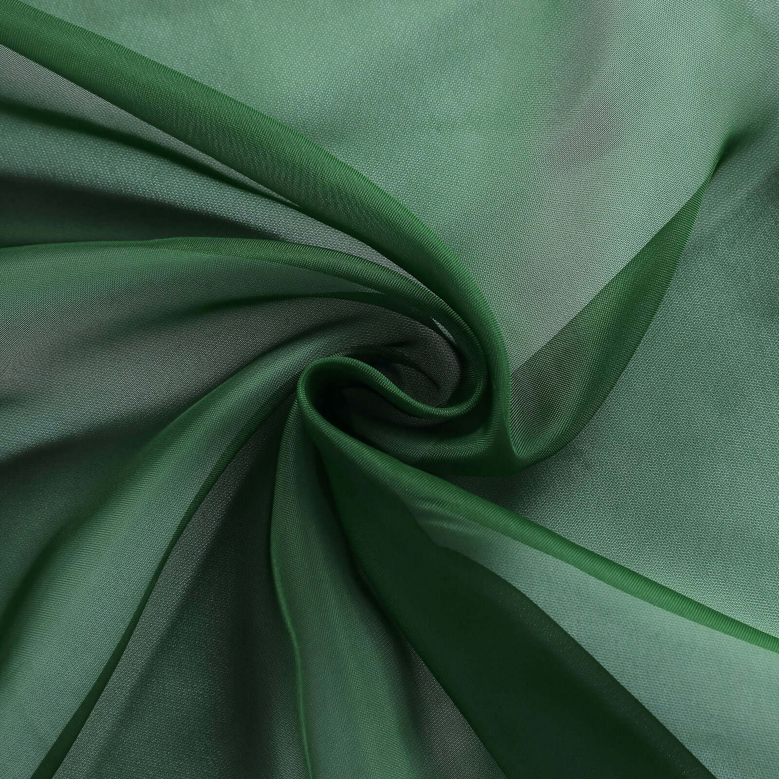 5 Pack Chiffon Chair Sashes 22"x78" Hunter Emerald Green - Sheer Designer Chair Bows - Image 8
