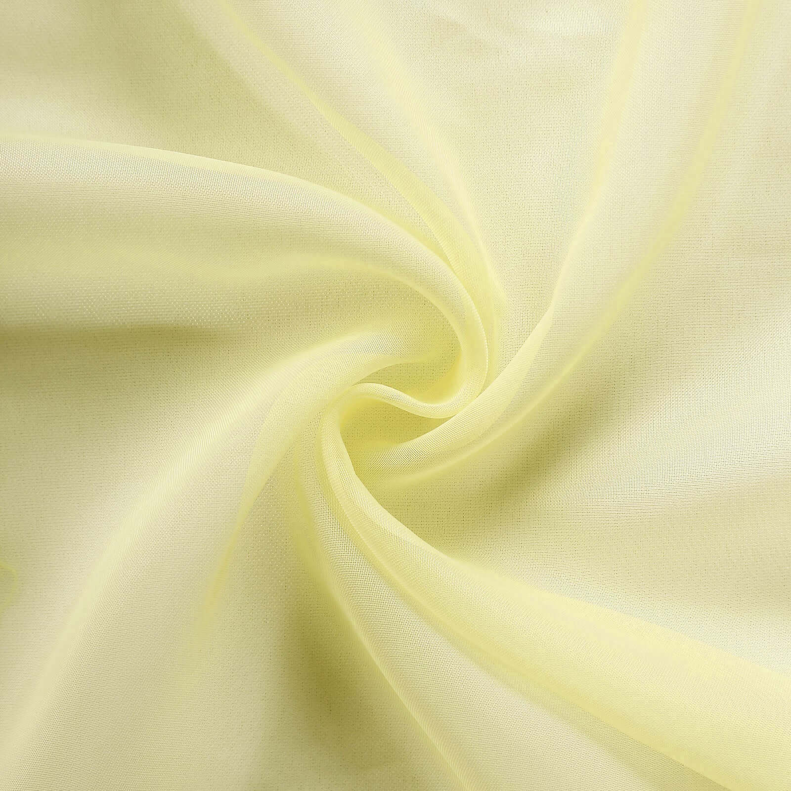 5 Pack Chiffon Chair Sashes 22"x78" Yellow - Sheer Designer Chair Bows - Image 8