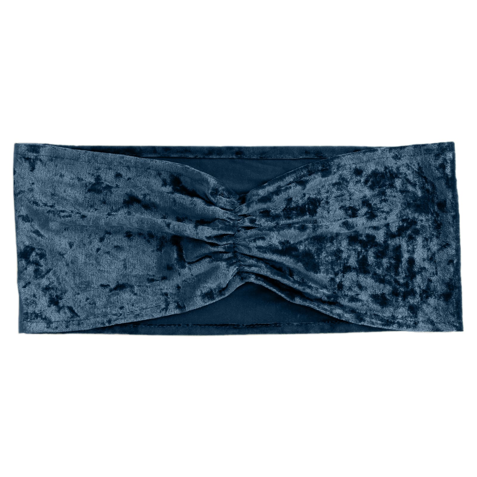 5 Pack Premium Crushed Velvet Chair Sashes Navy Blue, Ruffle Style Textured Decorative Chair Bands - Image 6