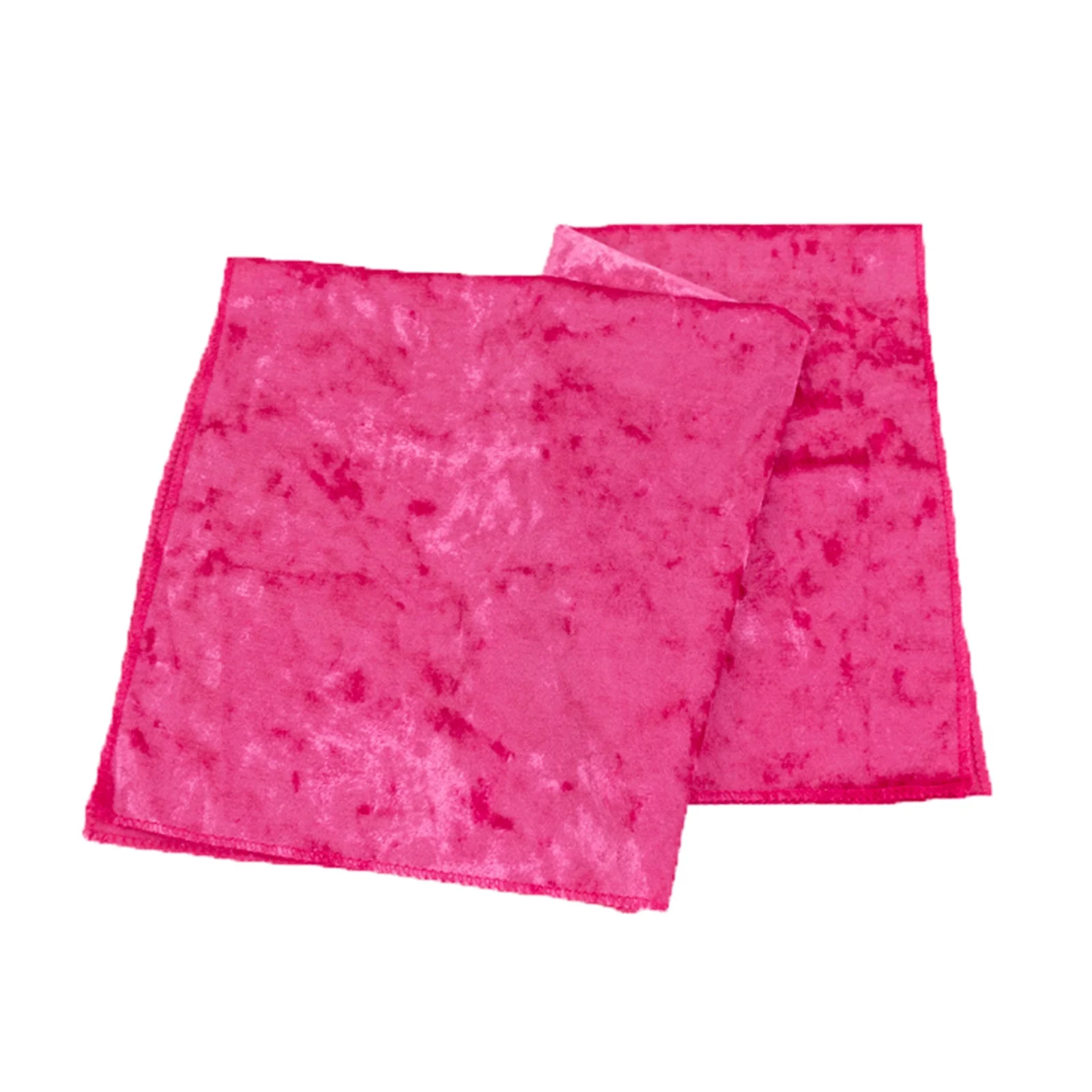 5 Pack Premium Crushed Velvet Napkins 20"x20" Fuchsia - Exquisite Lustrous Cloth Napkins - Image 7