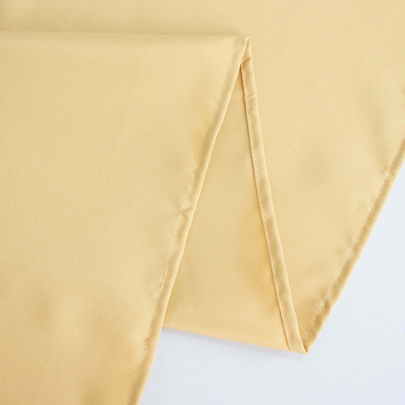 5 Pack Commercial Grade Polyester Napkins 20"x20" Champagne - 220GSM Stain & Wrinkle Resistant Cloth Napkins - Image 3
