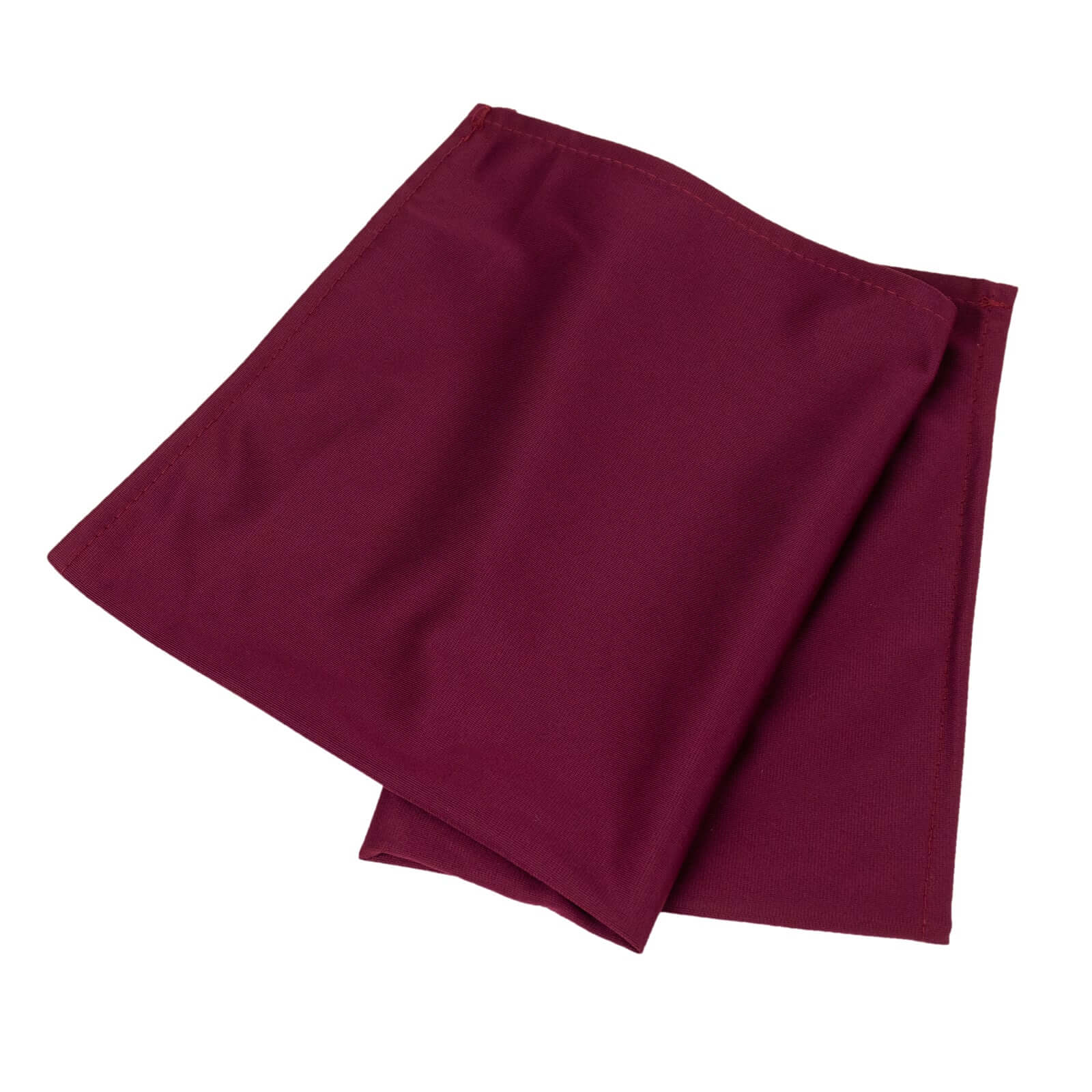 5 Pack Scuba Napkins 20"x20" Burgundy - Wrinkle-Free & Reusable Cloth Napkins - Image 8