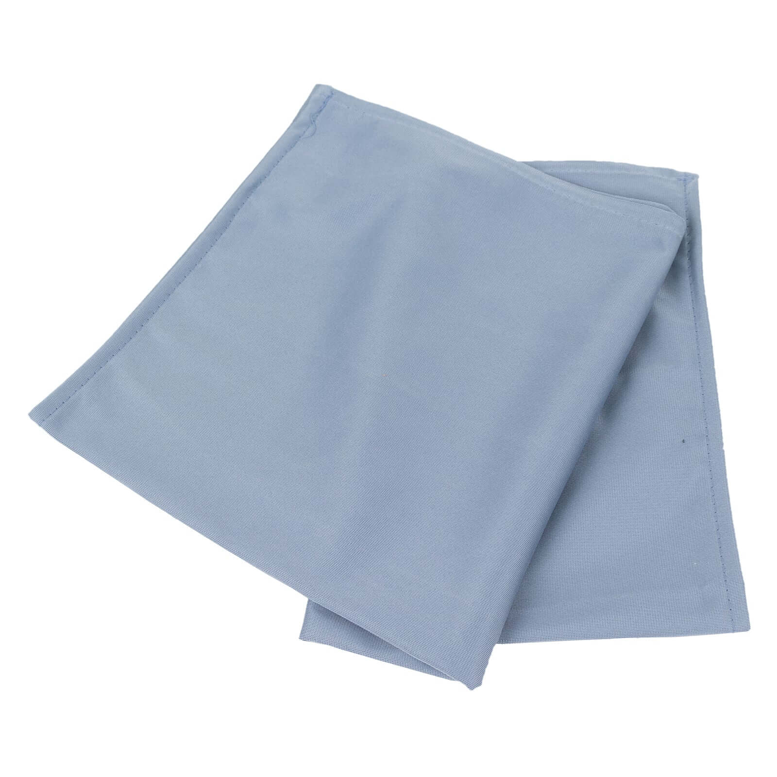 5 Pack Scuba Napkins 20"x20" Dusty Blue - Wrinkle-Free & Reusable Cloth Napkins - Image 7