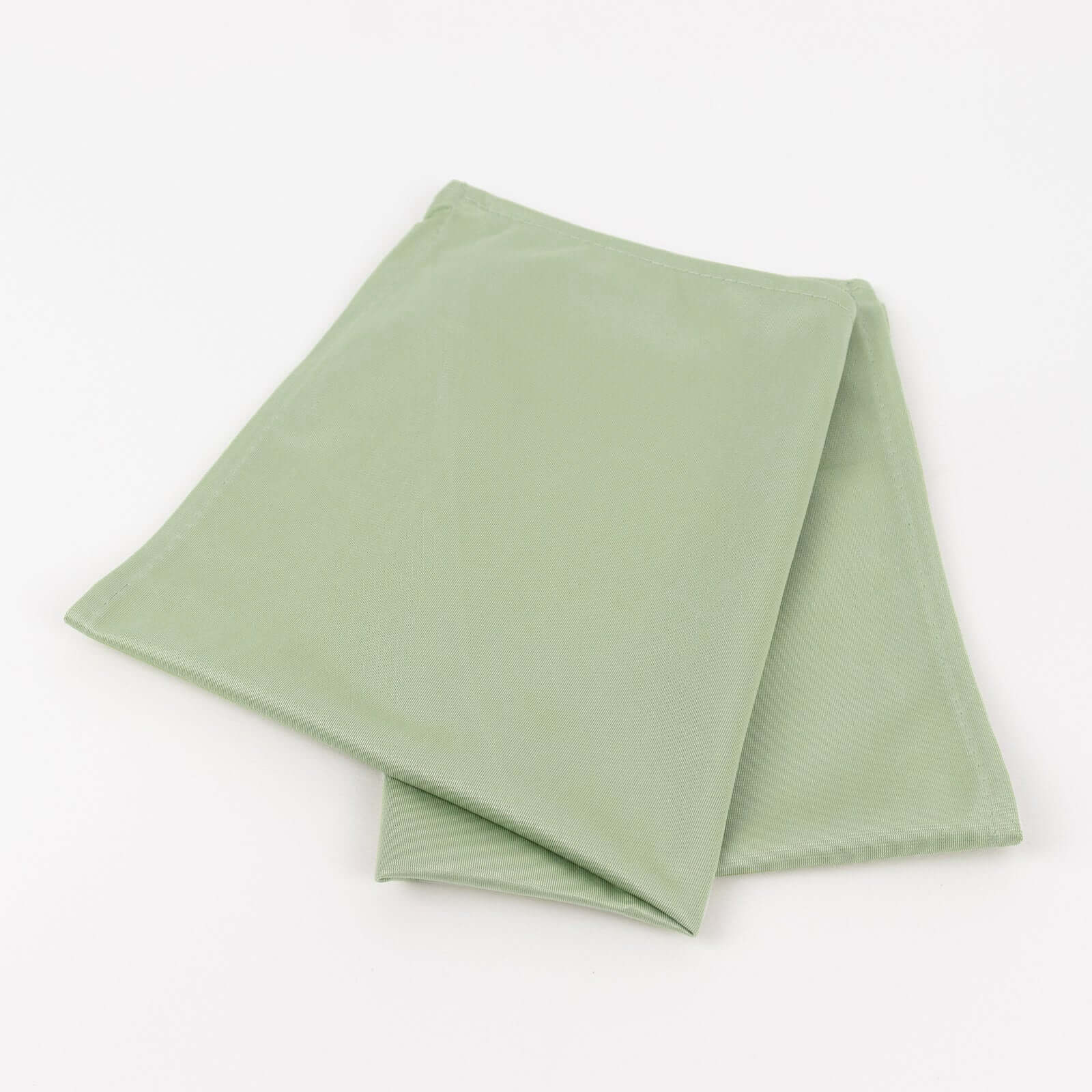 5 Pack Scuba Napkins 20"x20" Sage Green - Wrinkle-Free & Reusable Cloth Napkins - Image 7