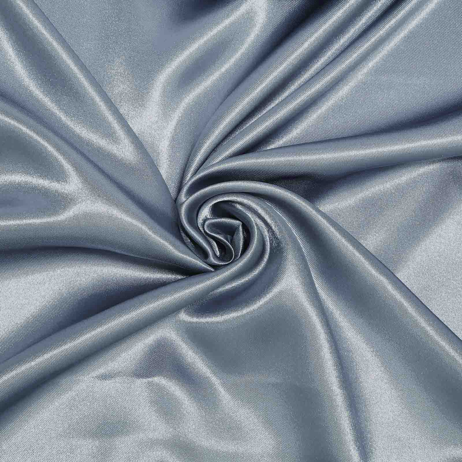 5 Pack Satin Chair Sashes 6"x106" Dusty Blue - Reusable Chair Bows with Smooth Finish - Image 14