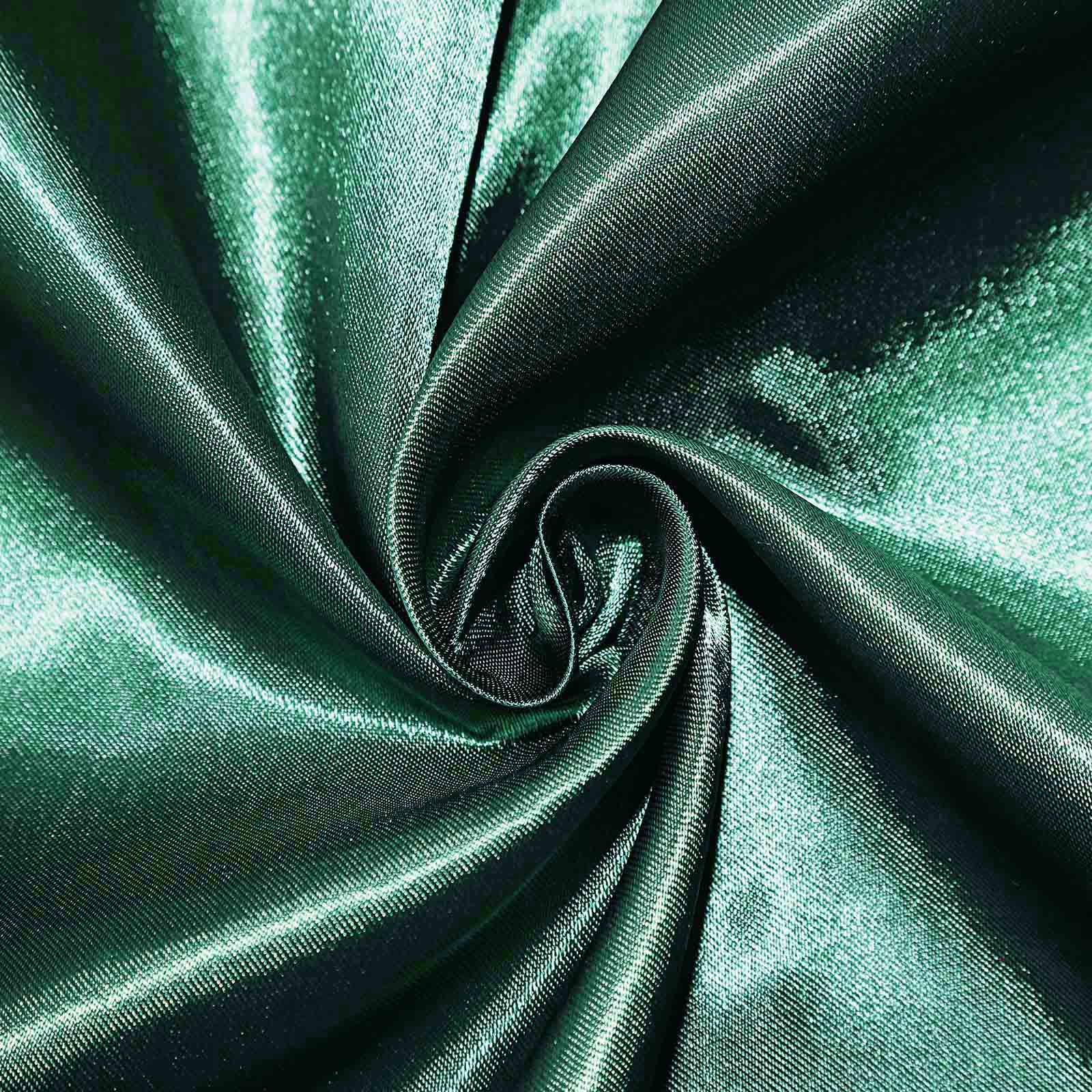 5 Pack Satin Chair Sashes 6"x106" Hunter Emerald Green - Reusable Chair Bows with Smooth Finish - Image 12