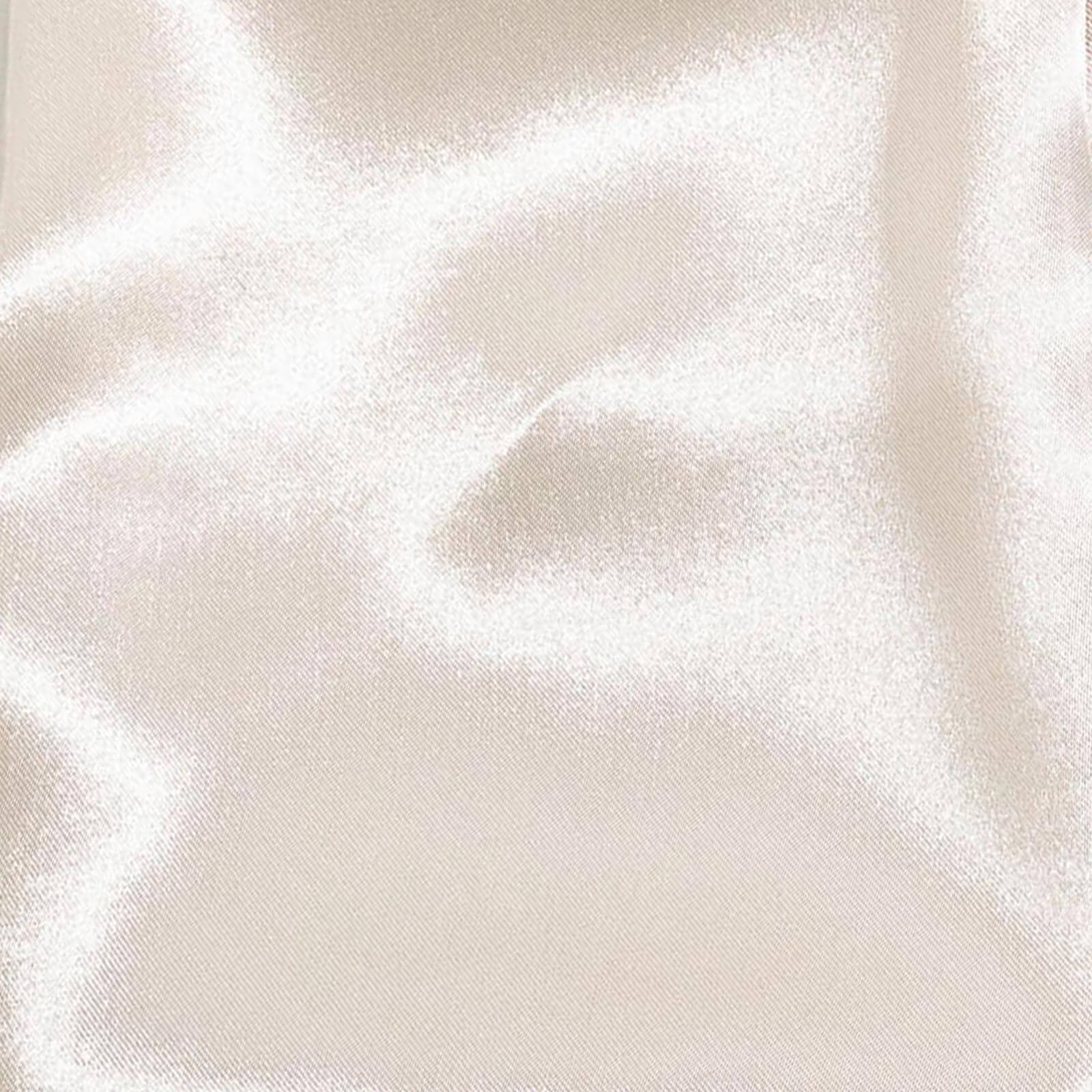 5 Pack Satin Napkins 20"x20" Beige - Soft Reusable Cloth Napkins - Image 7