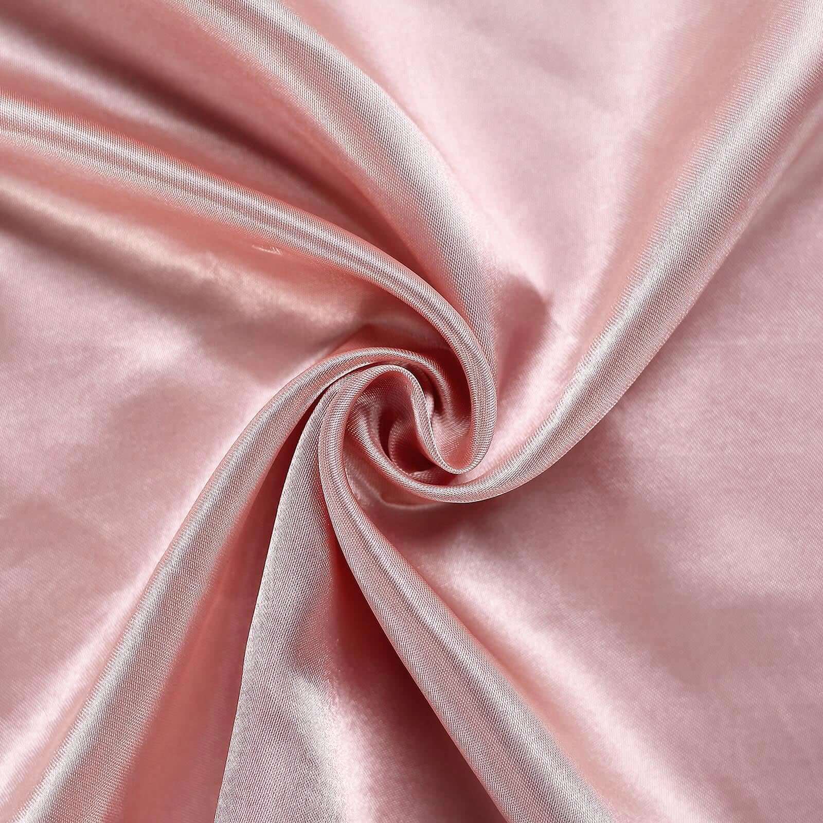 5 Pack Satin Napkins 20"x20" Dusty Rose - Soft Reusable Cloth Napkins - Image 5