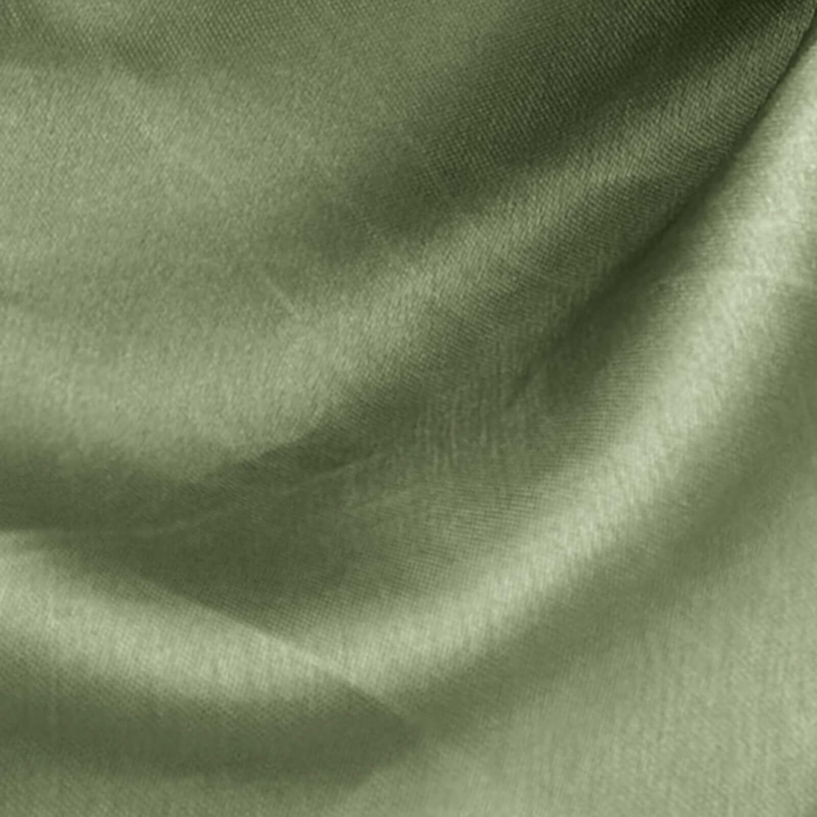 5 Pack Satin Napkins 20"x20" Dusty Sage Green - Soft Reusable Cloth Napkins - Image 8