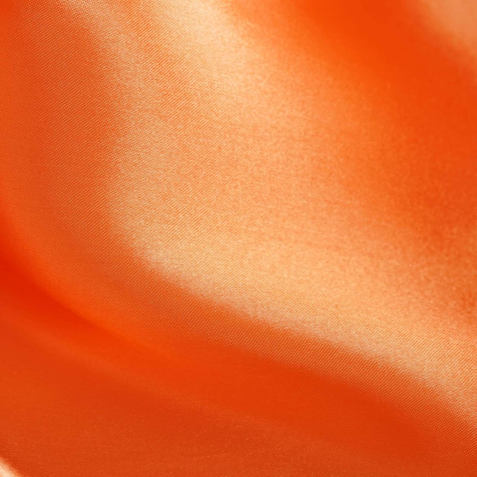 5 Pack Satin Napkins 20"x20" Orange - Soft Reusable Cloth Napkins - Image 6