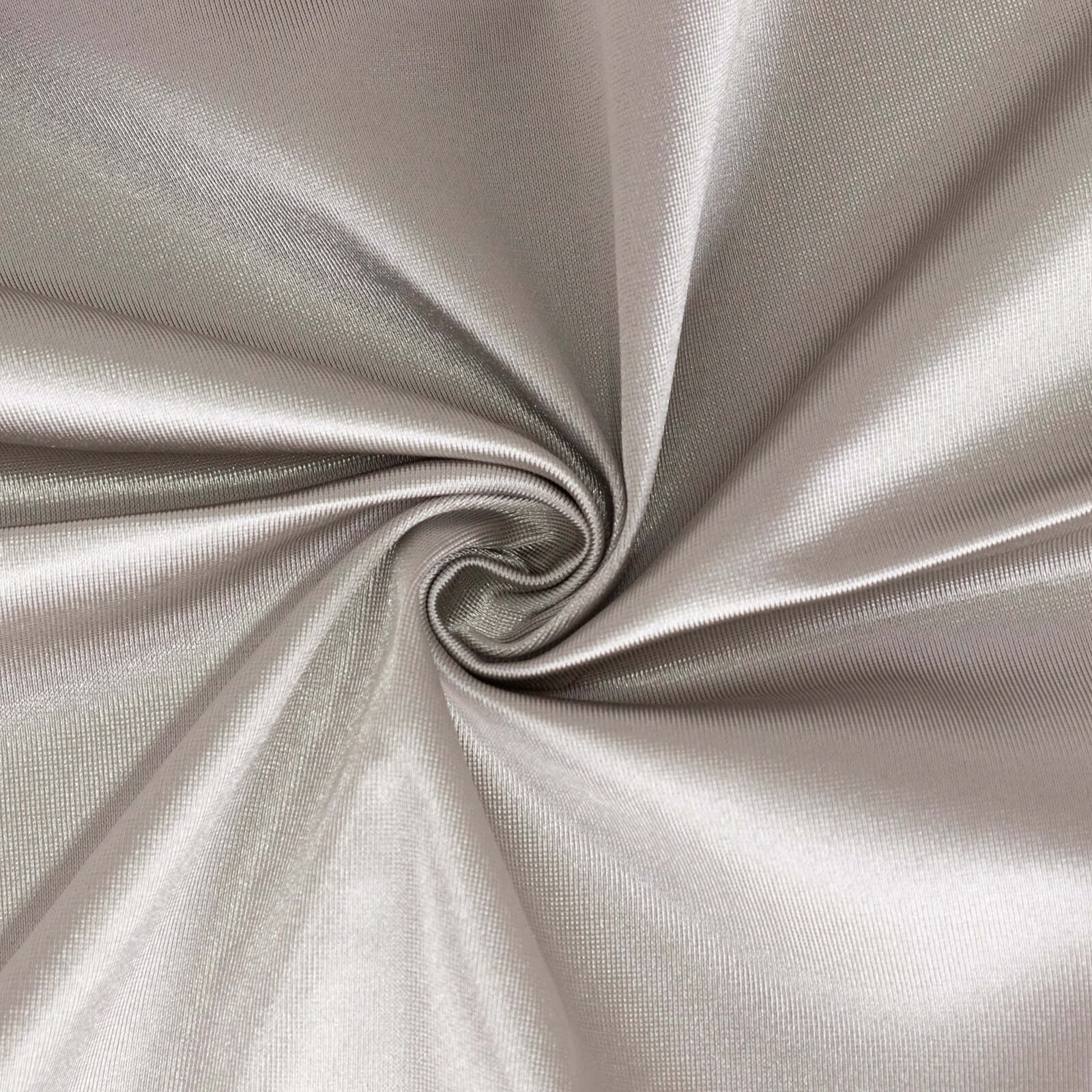 5 Pack Scuba Cloth Napkins – 17"x17" Shimmer Silver, Wrinkle-Free & Stain-Resistant Reusable Table Napkins - Image 9