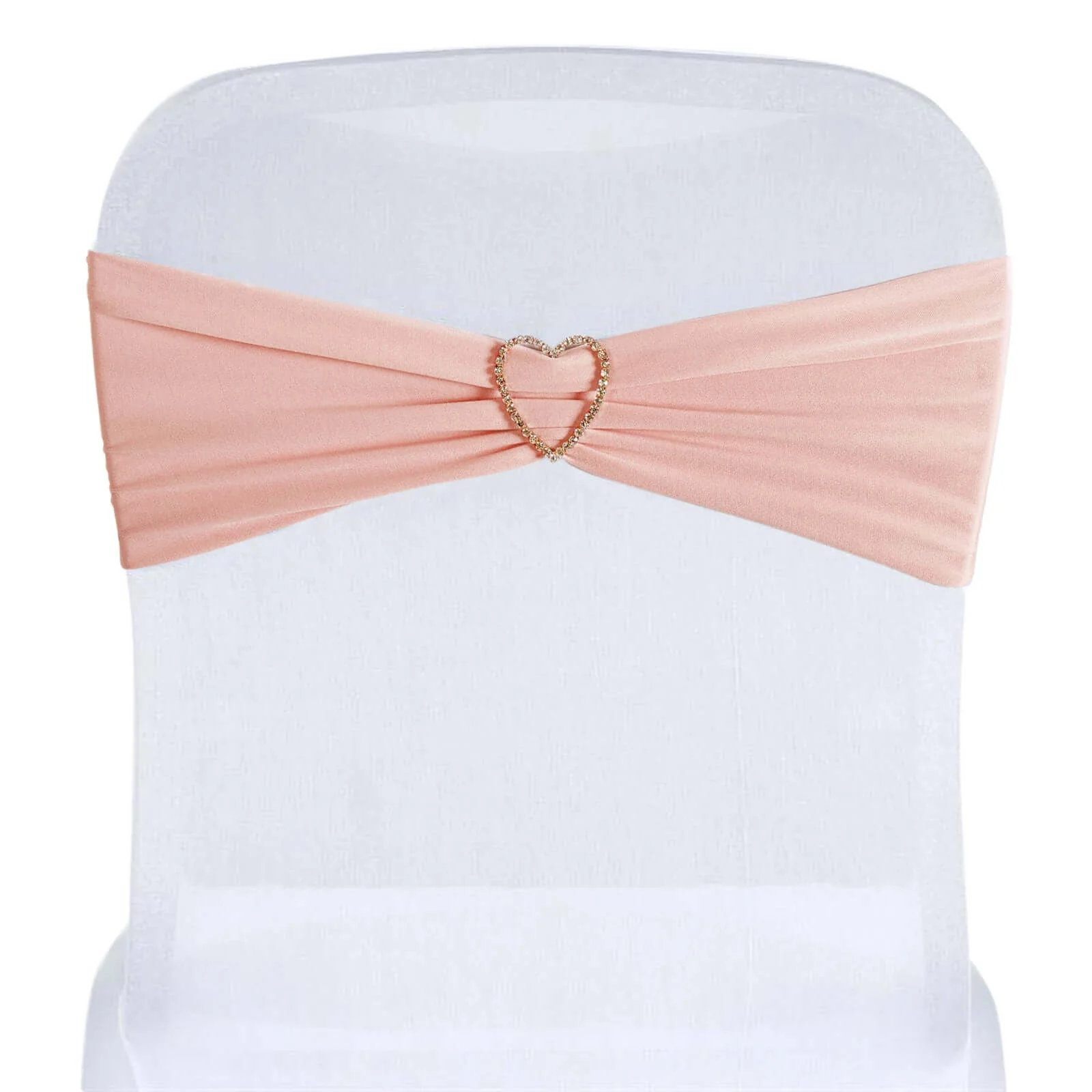 5 Pack Stretch Spandex Chair Sashes 5"x12" Dusty Rose - Two Ply Heavy Duty Fitted Chair Bands - Image 14