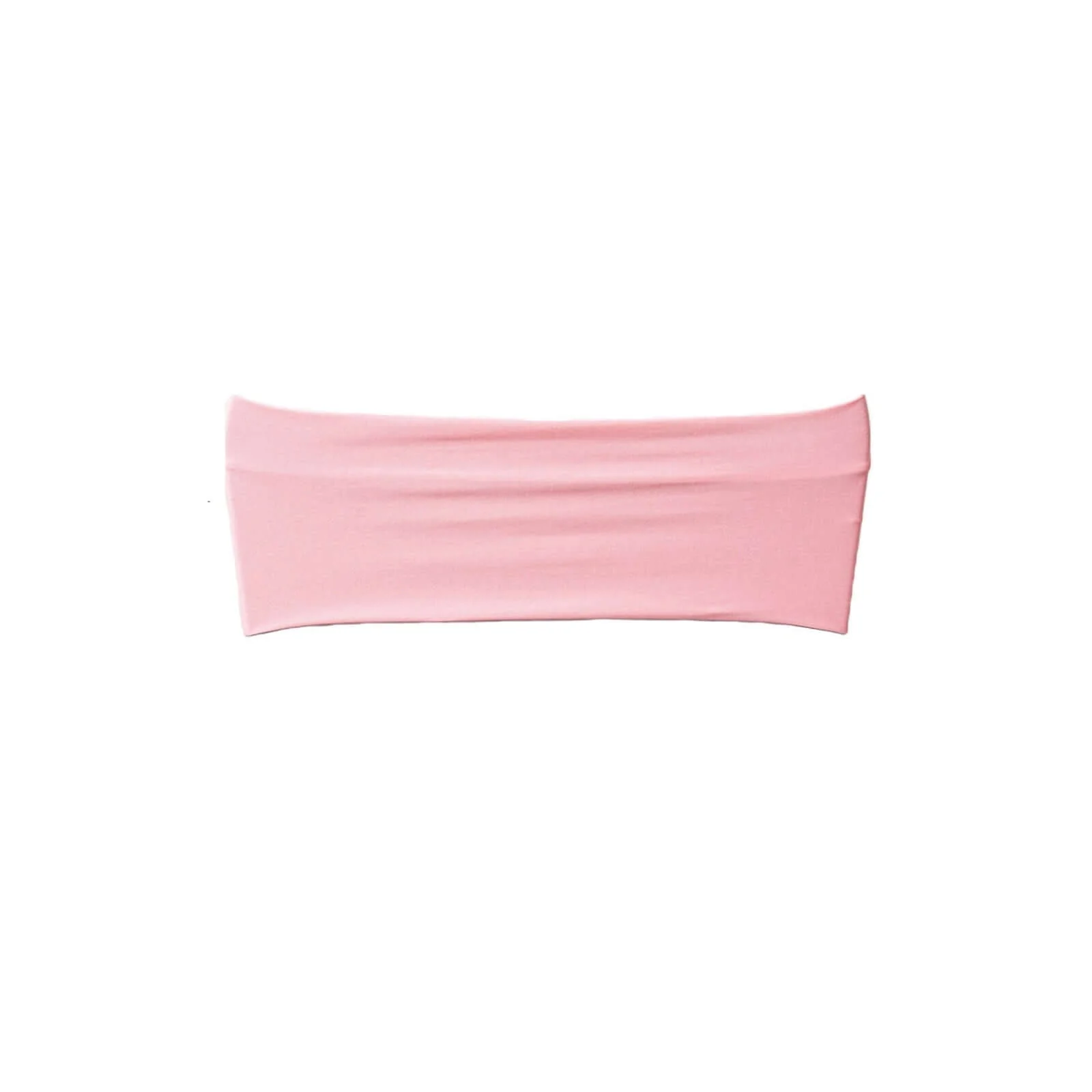 5 Pack Stretch Spandex Chair Sashes 5"x12" Pink - Two Ply Heavy Duty Fitted Chair Bands - Image 8